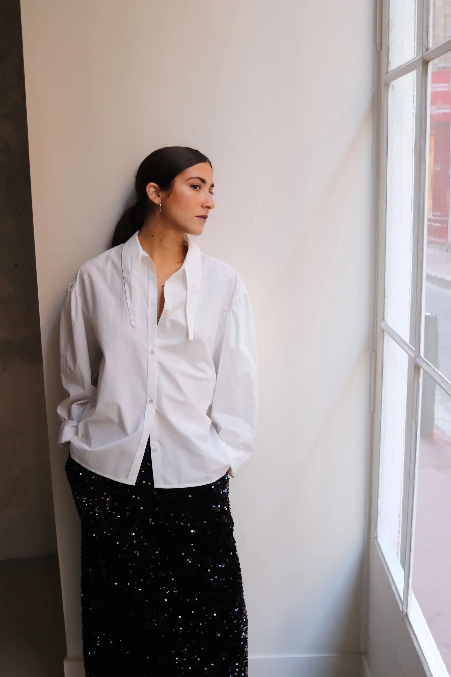 Eleph - Tie Shirt C10.01.01.10 - White