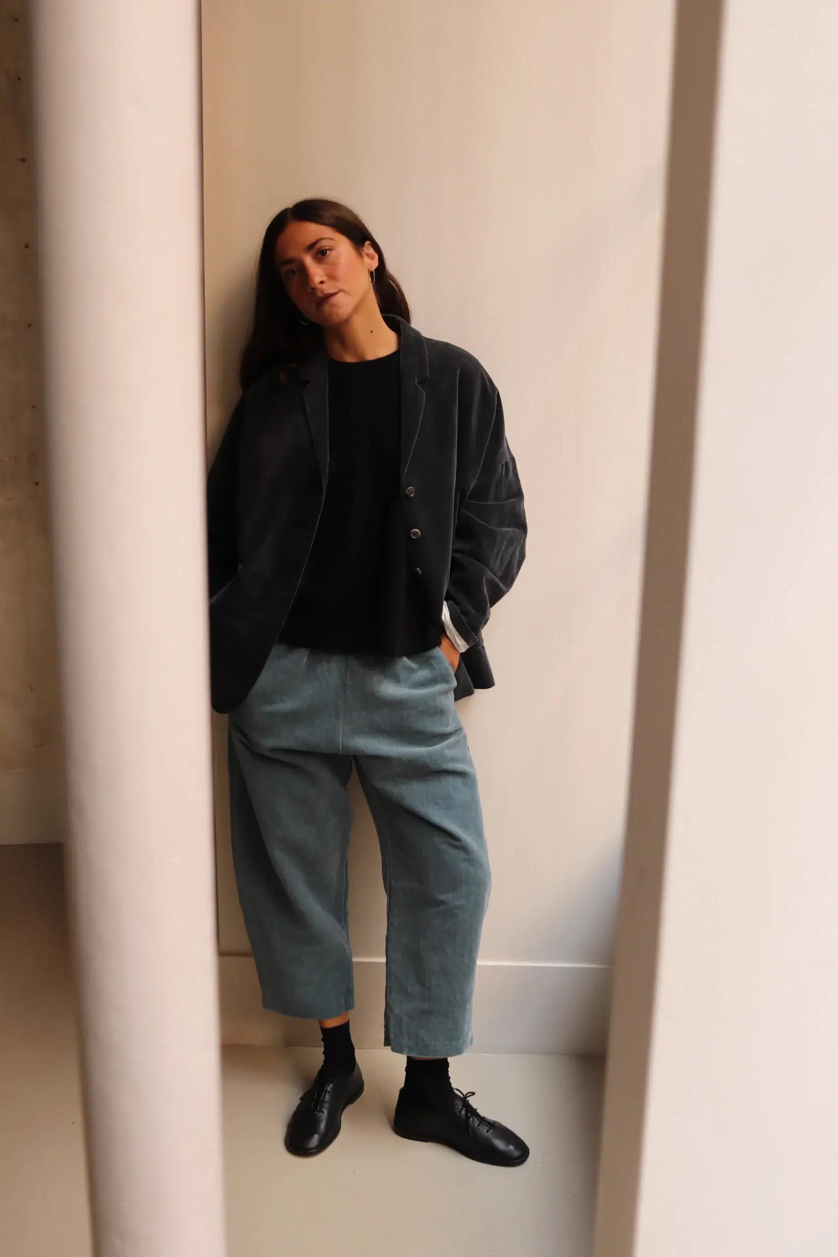 ApuntoB - Trousers P540/TS984 - Dark Turquoise