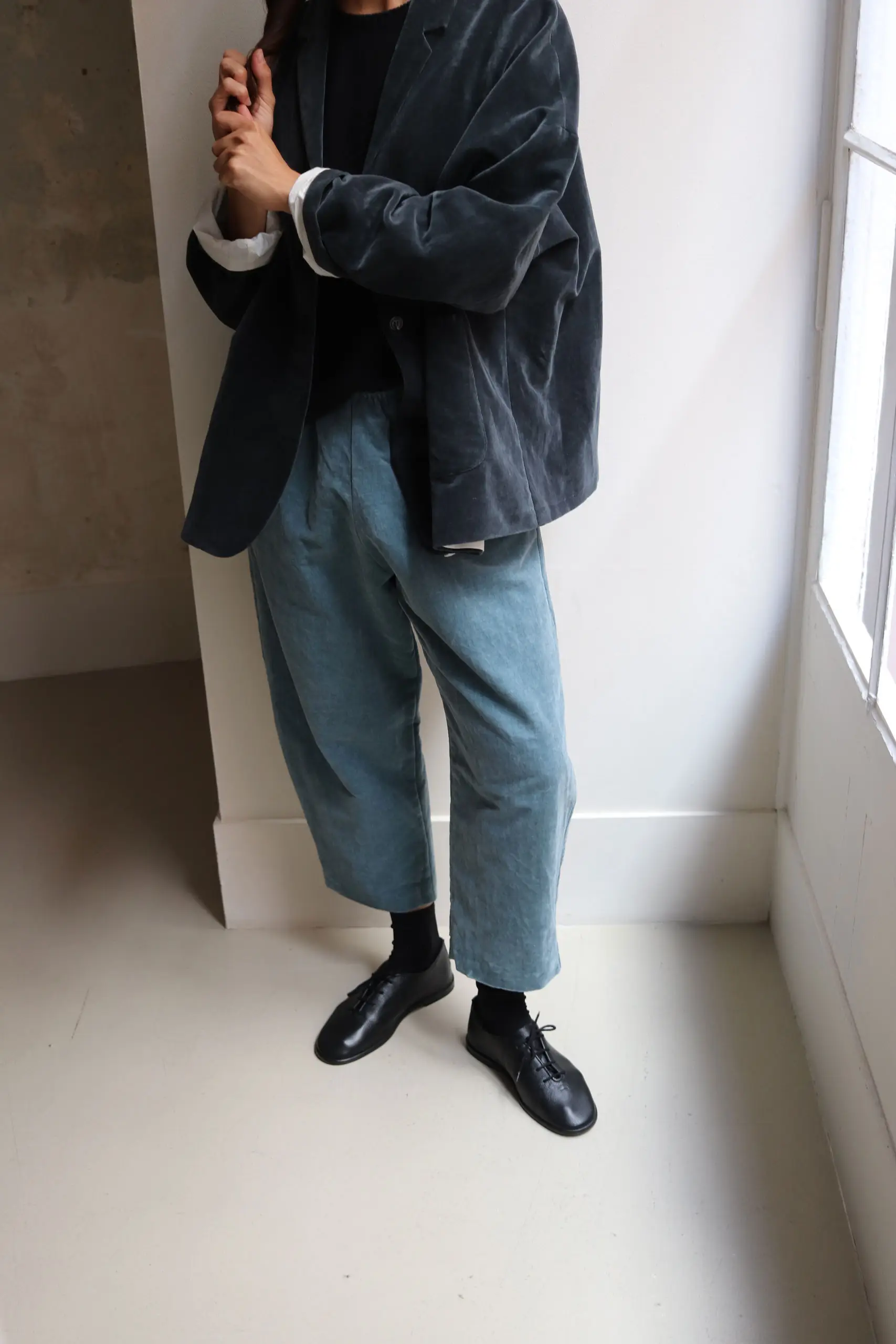 ApuntoB - Trousers P540/TS984 - Dark Turquoise
