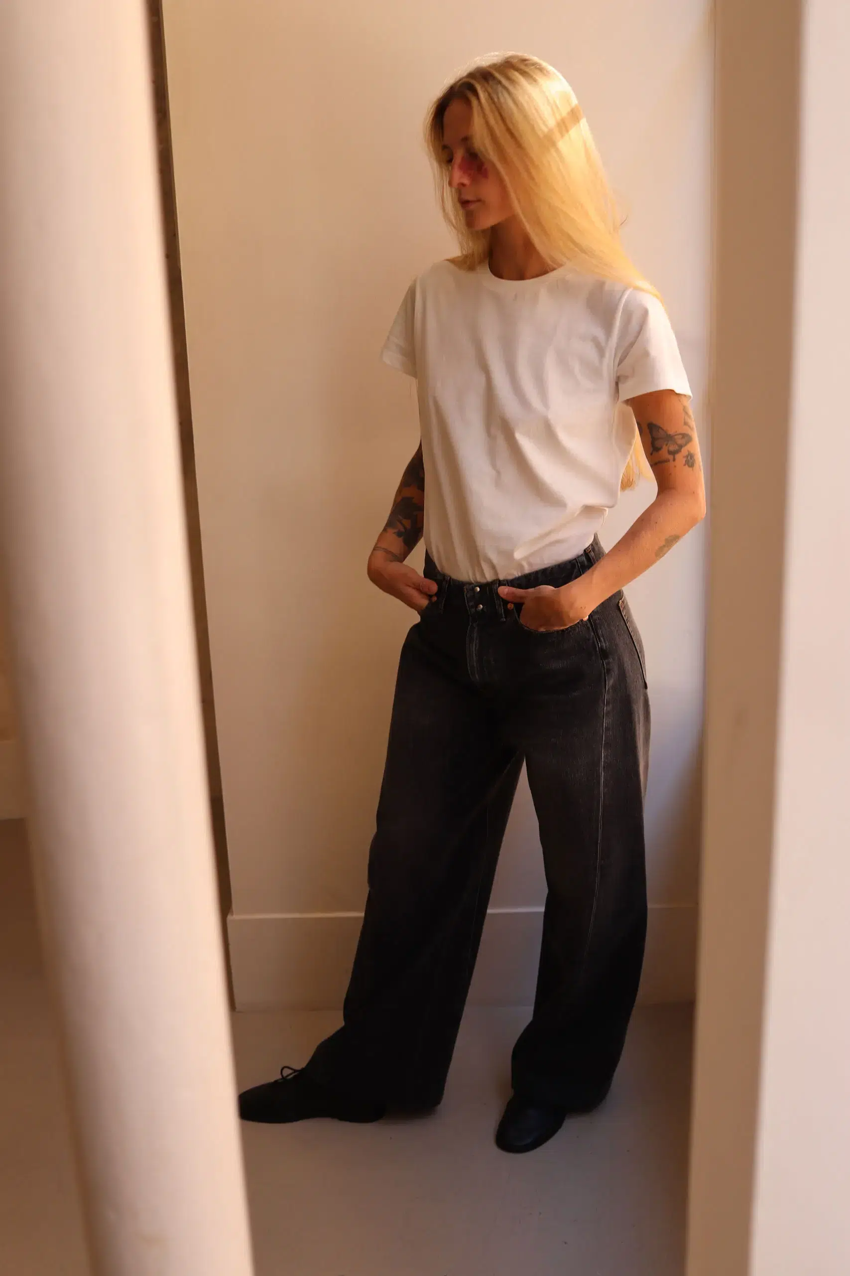 Tanaka - BOY JEAN TROUSERS ST-245-DG - DARK GRAY