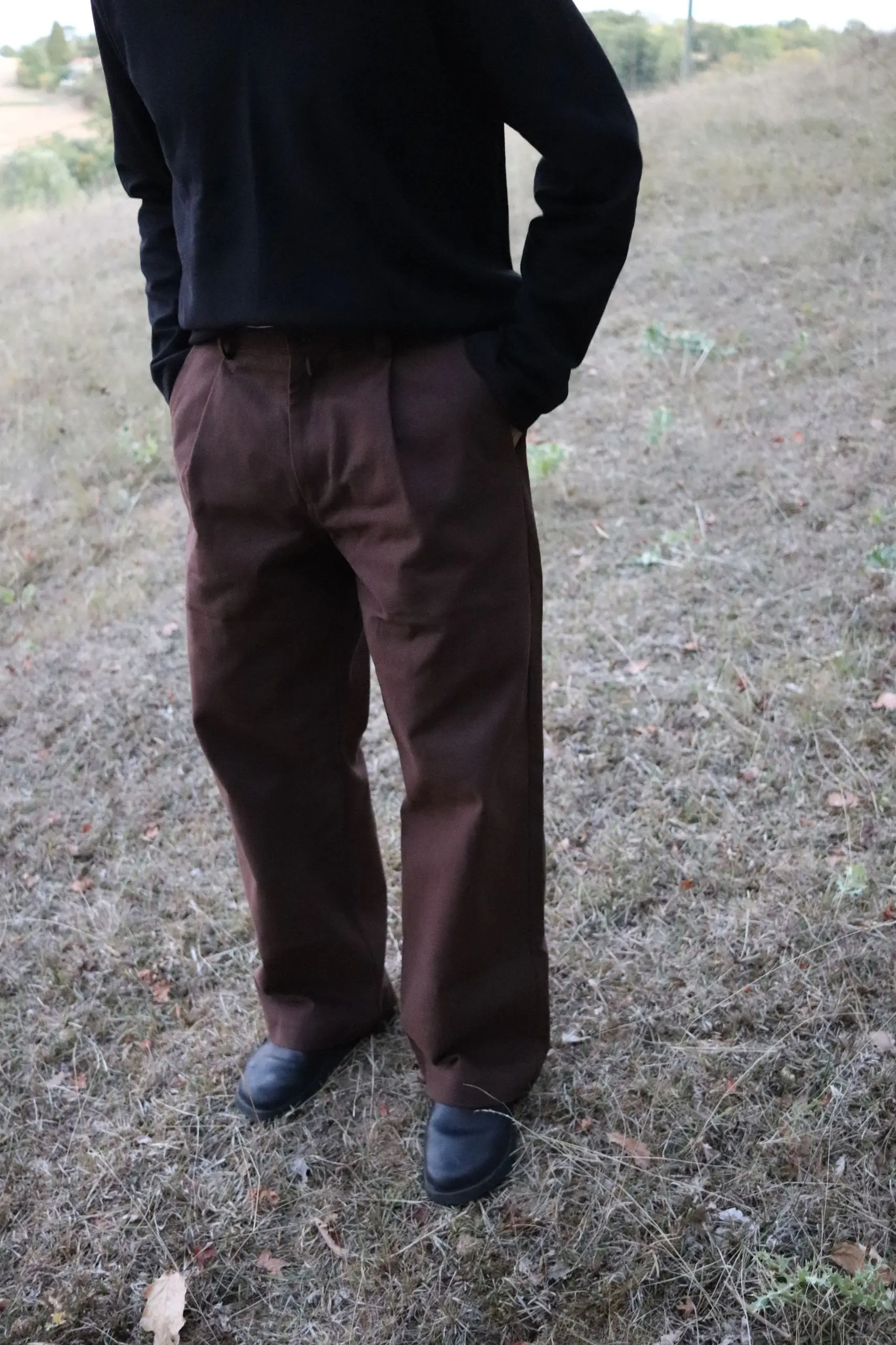 Conkers - SCOTS PANTS - DARK BROWN