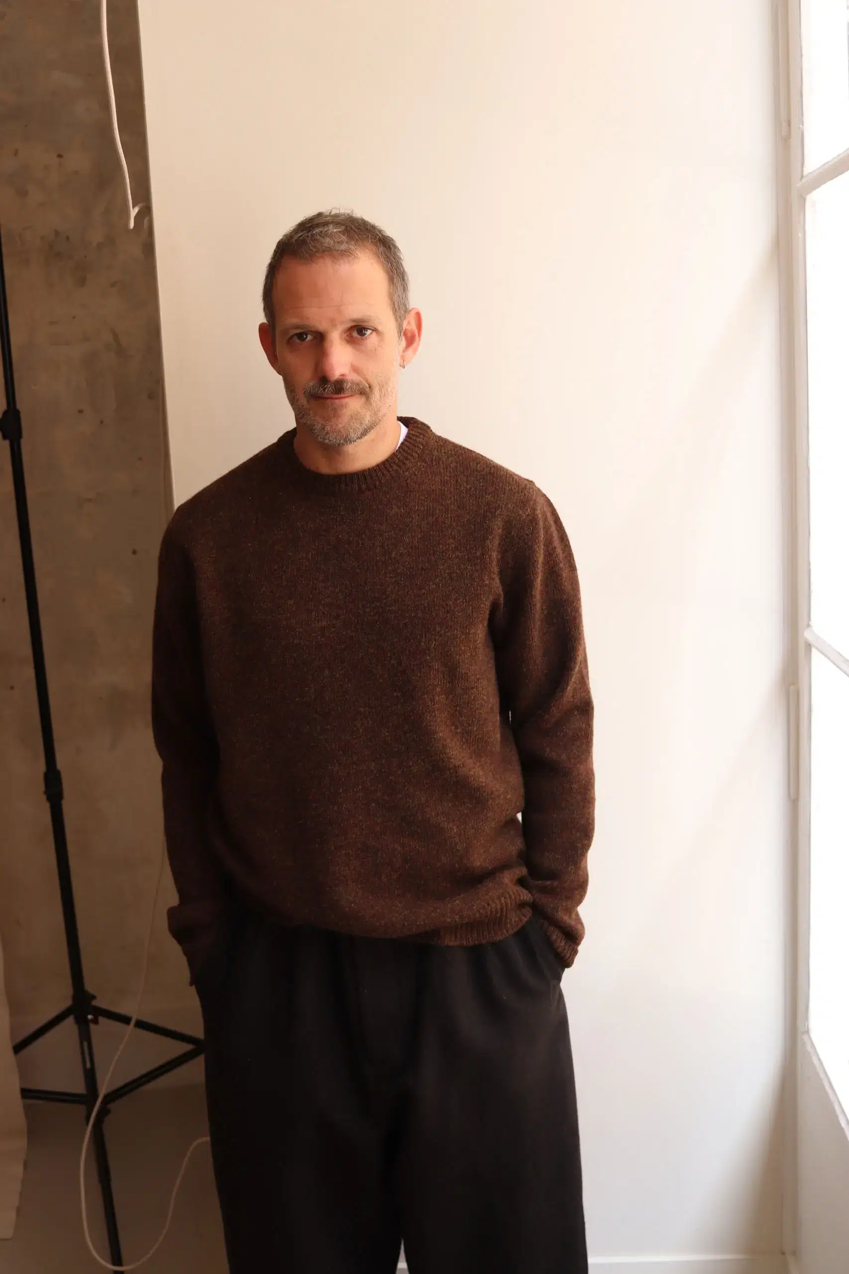 Evan Kinori - Crewneck Sweater - Dark Olive