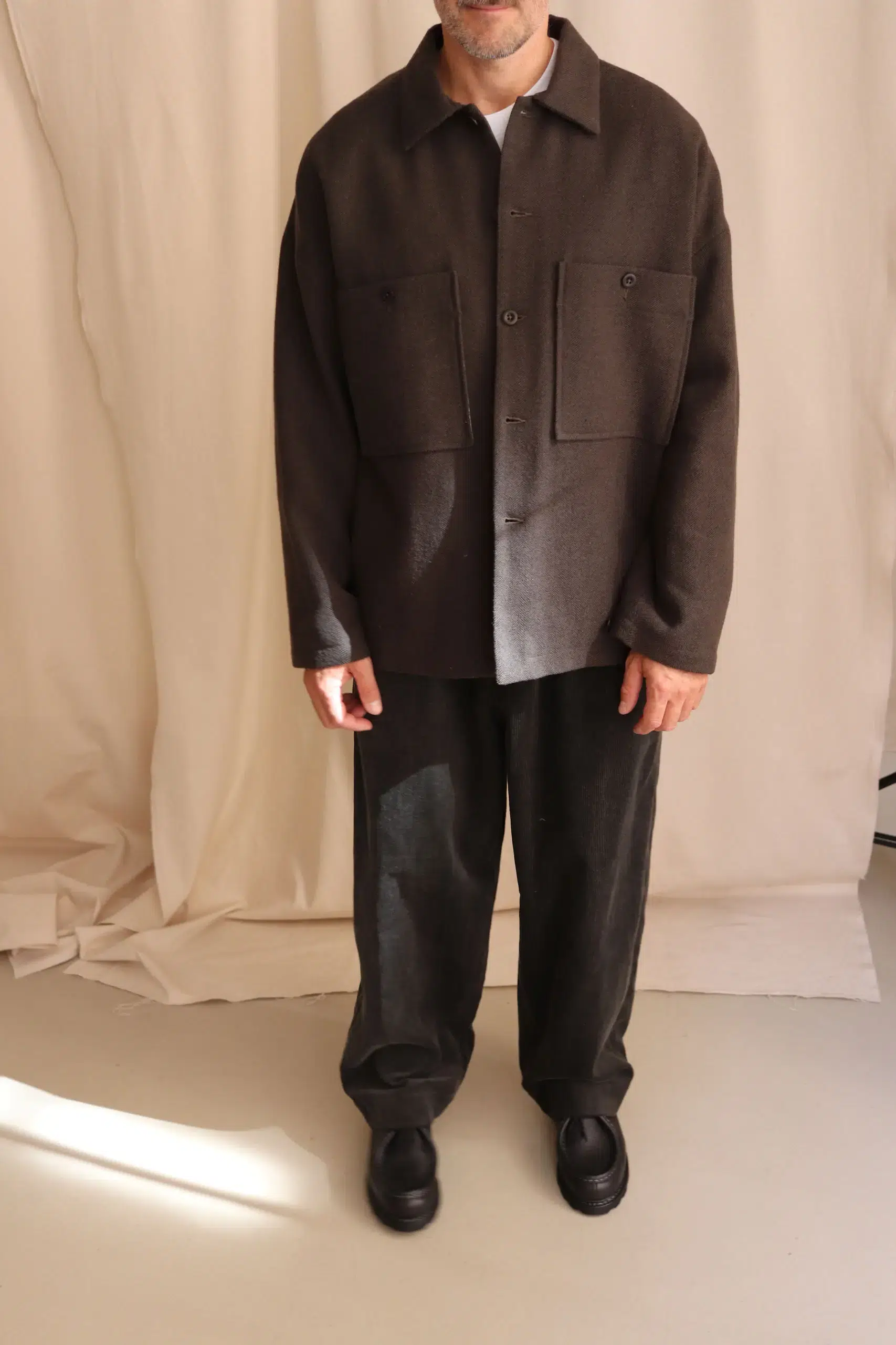 Evan Kinori - Field Shirt Two - Dark Olive