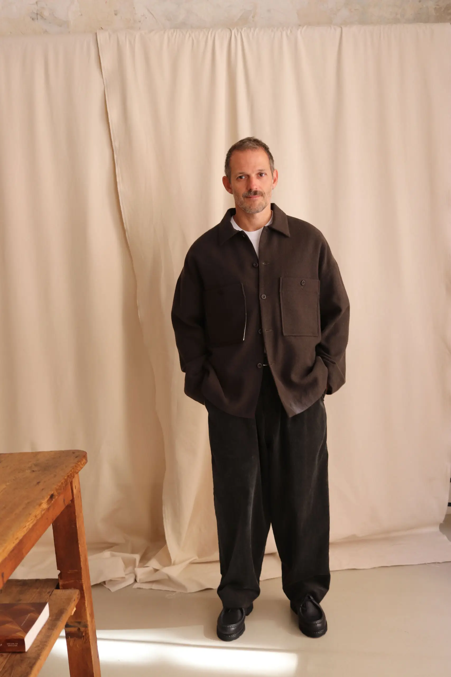 Evan Kinori - Field Shirt Two - Dark Olive