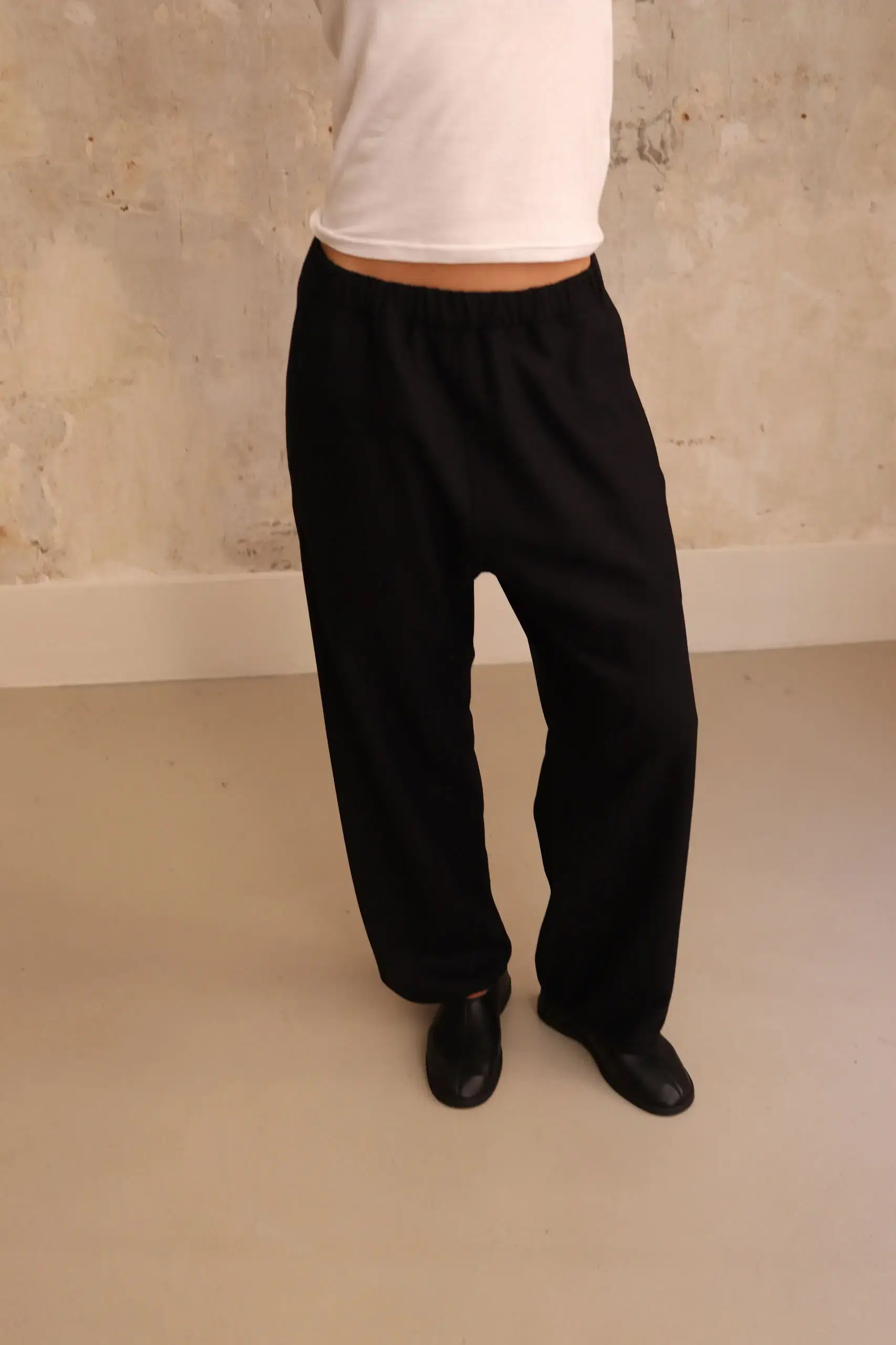 Sofie D'Hoore - POLO Low Crotch Drawstring Pants - BLACK