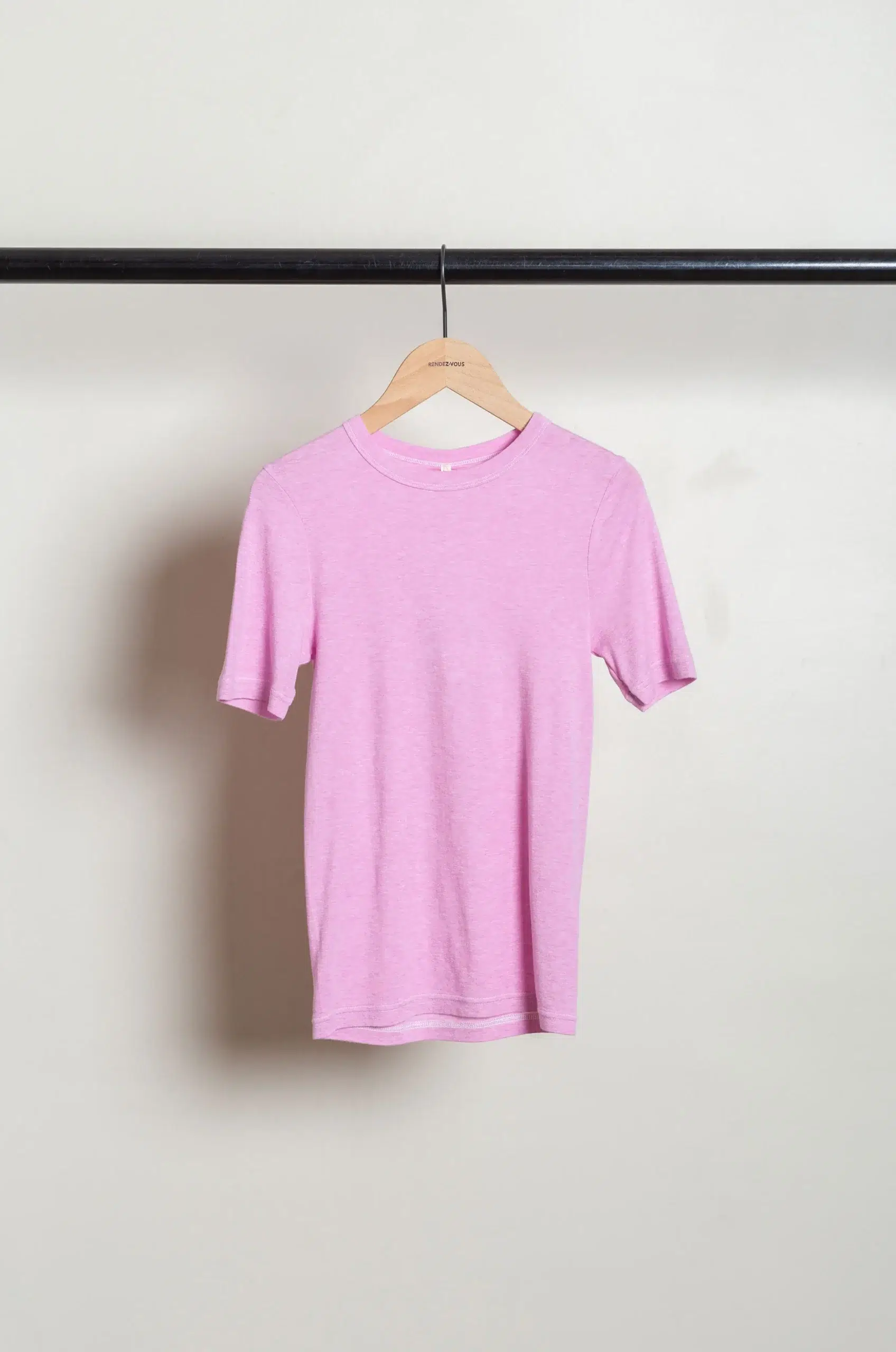 BABACO - Cotton/Silk Basic T-shirt BA01-CR56 - Pink