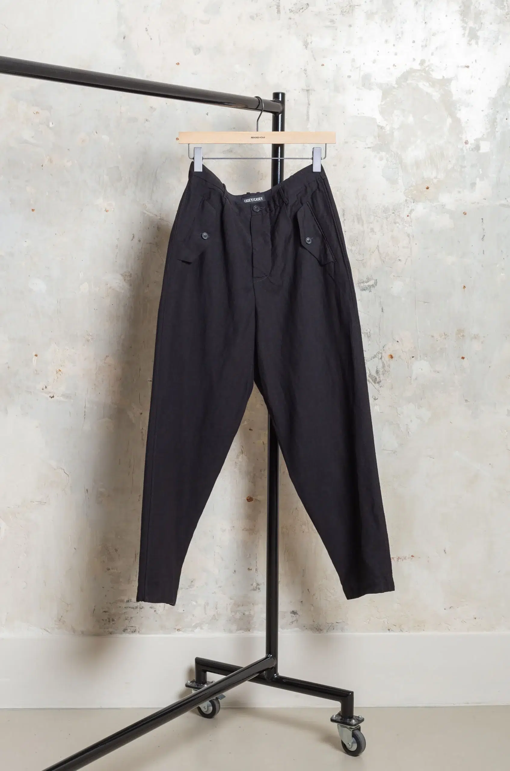 Casey Casey - HIROSHI PANT 27HP321 - BLACK