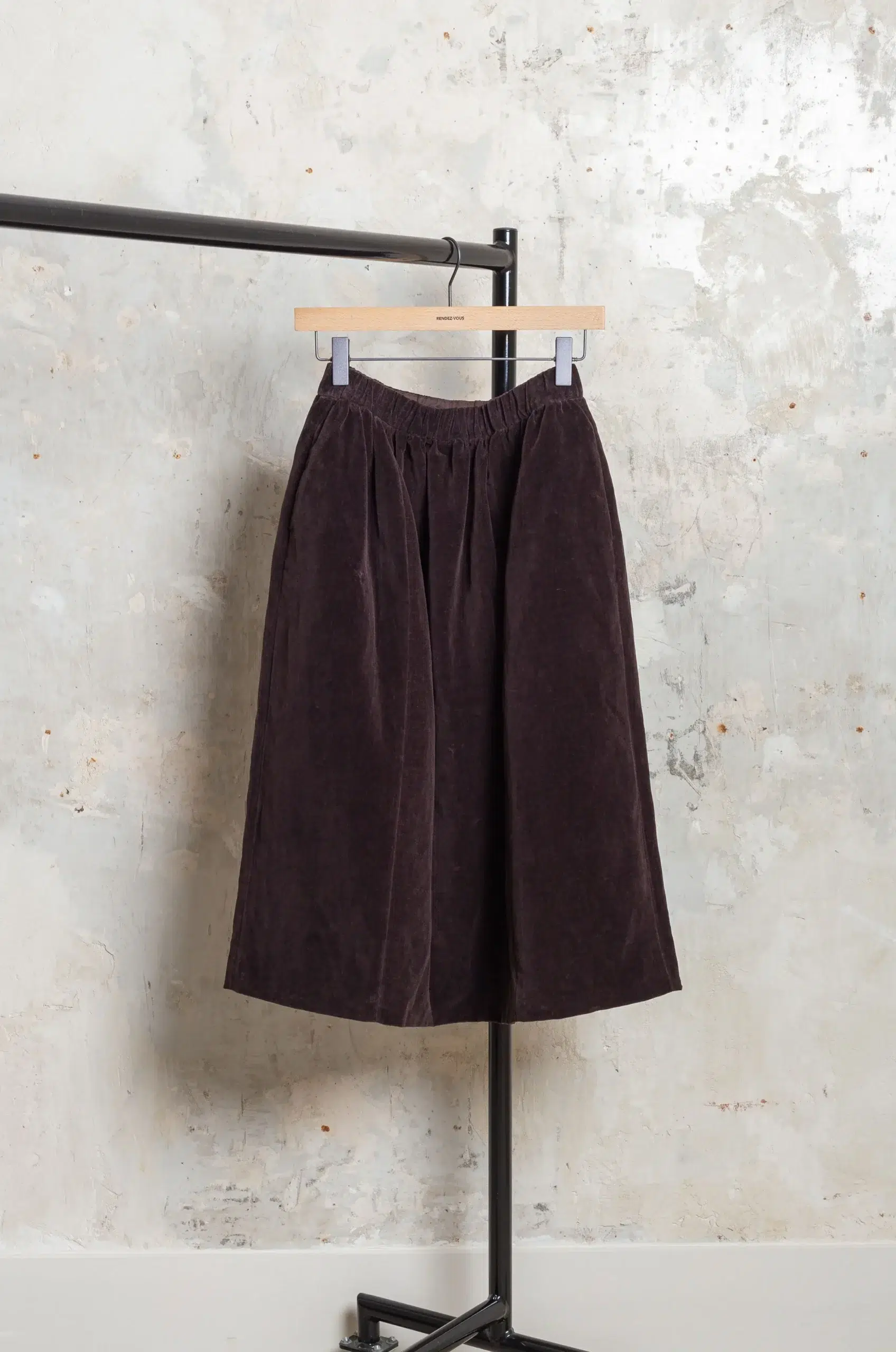 Casey Casey - GHOSTY SKIRT 27FJ259 - DARK BROWN