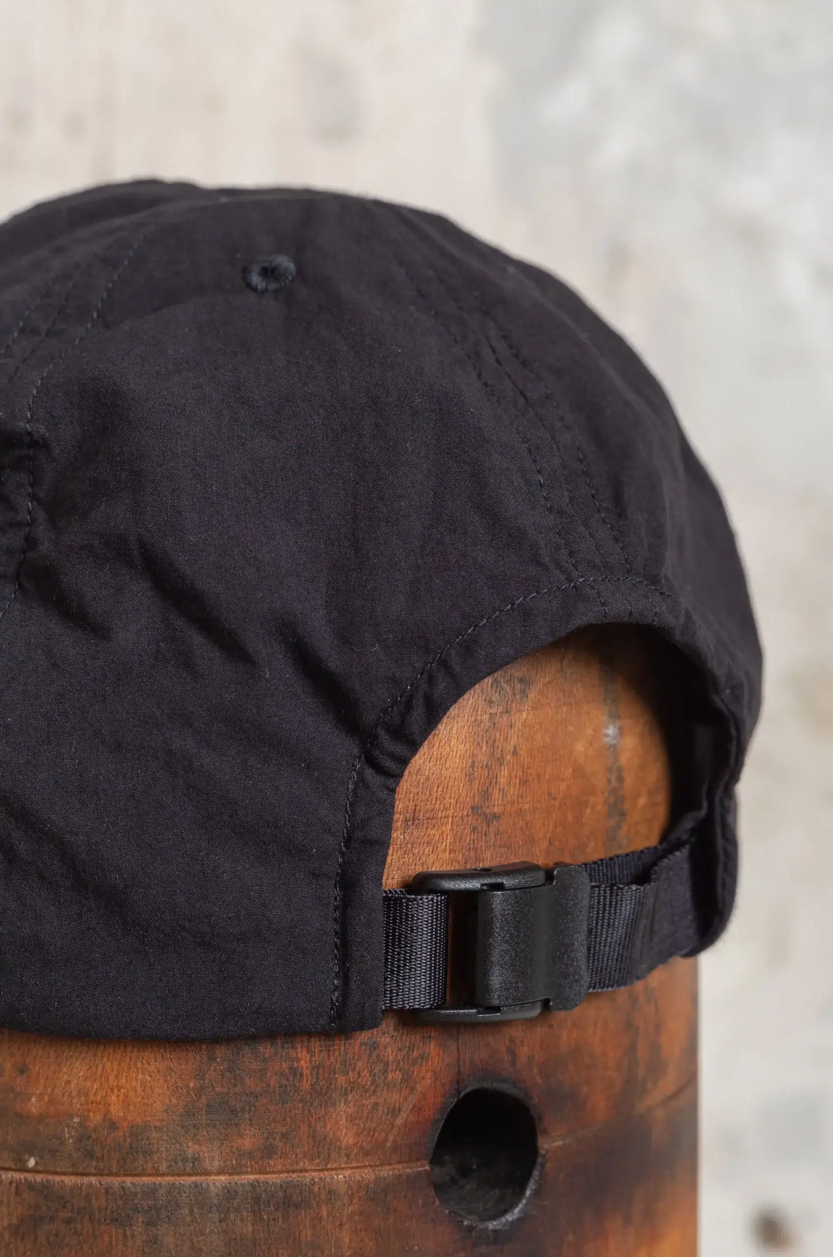 COMESANDGOES - COTTON SILK CAP NO.301406 - BLACK