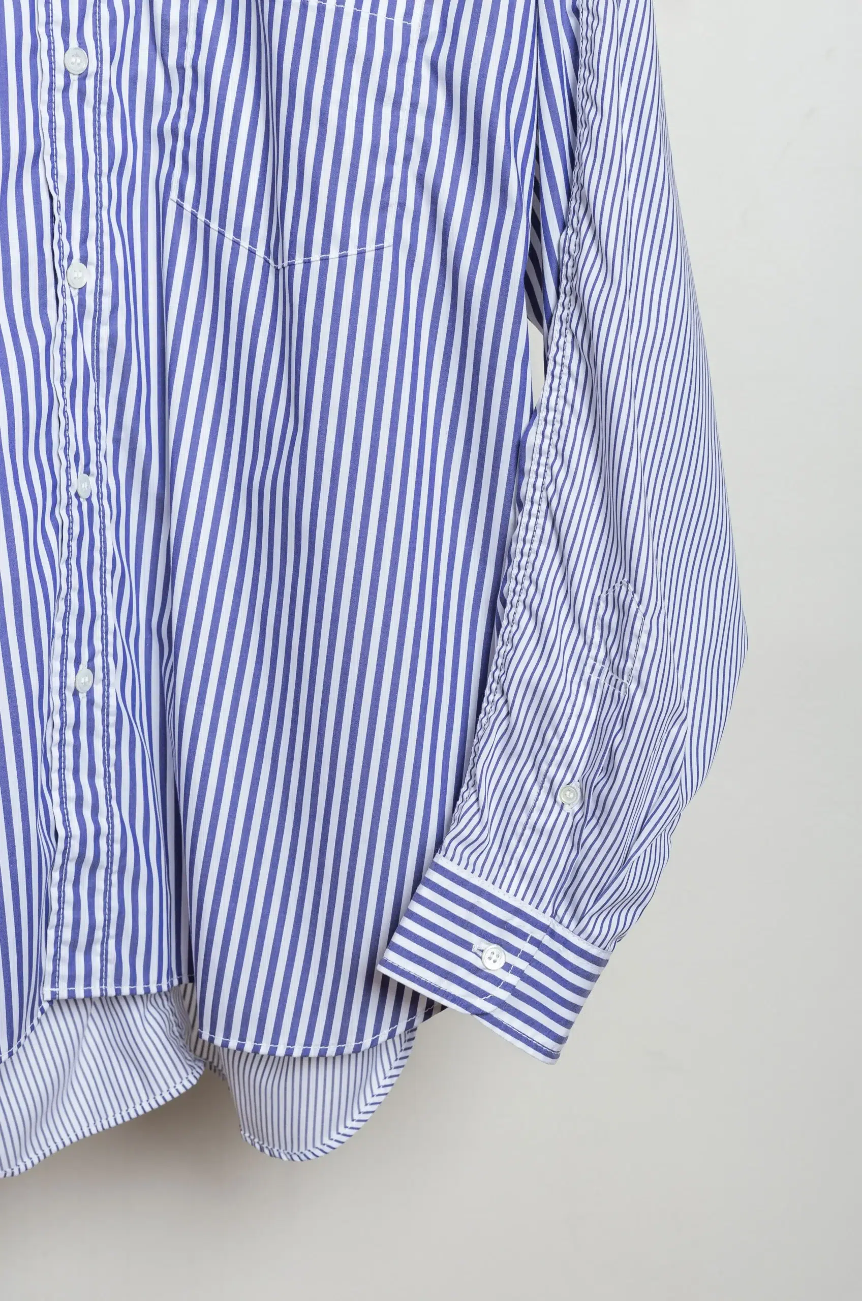 Comme Des Garçons Homme - MEN'S SHIRT HR-B004-051 - NVY/WHT X NVY