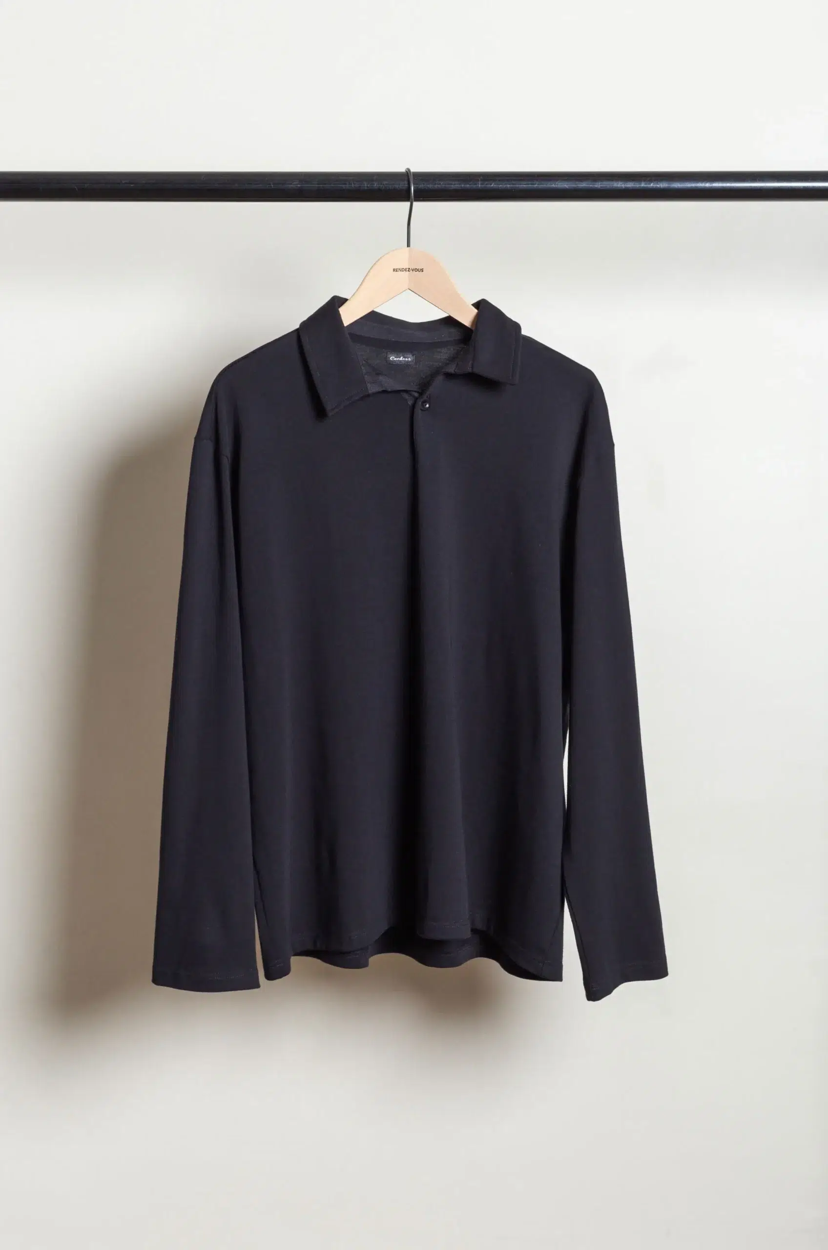 Conkers - RUGBY SHIRT SS-026-01 - BLACK