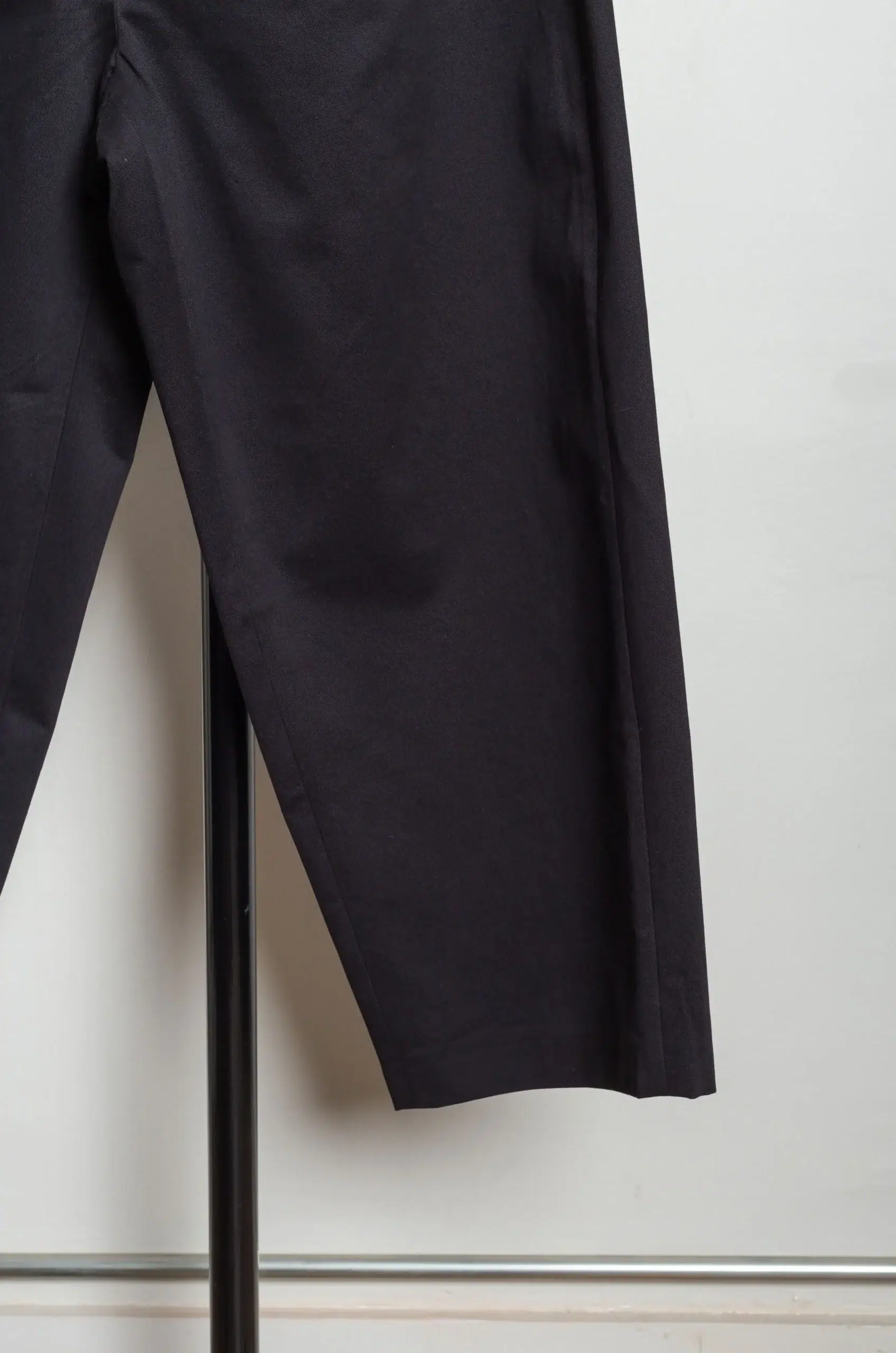 De Dam Foundation - Peache Cotton Trousers 26FW-TR-C0-01 - Black