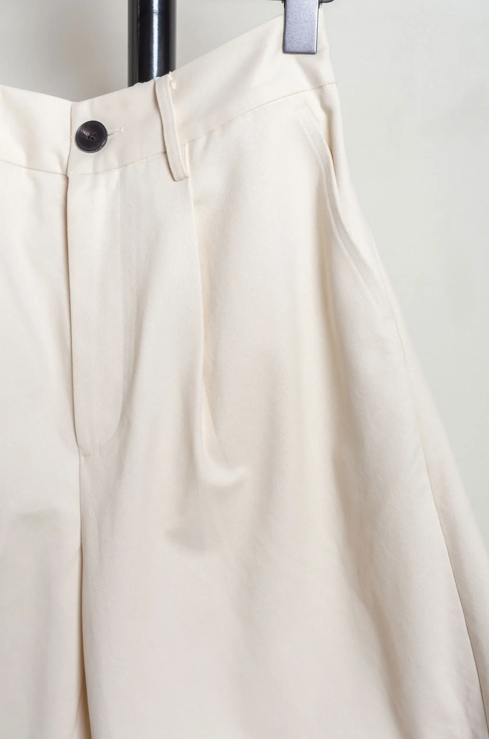 De Dam Foundation - Peached Cotton Trousers 26FW-TR-C0-02- White