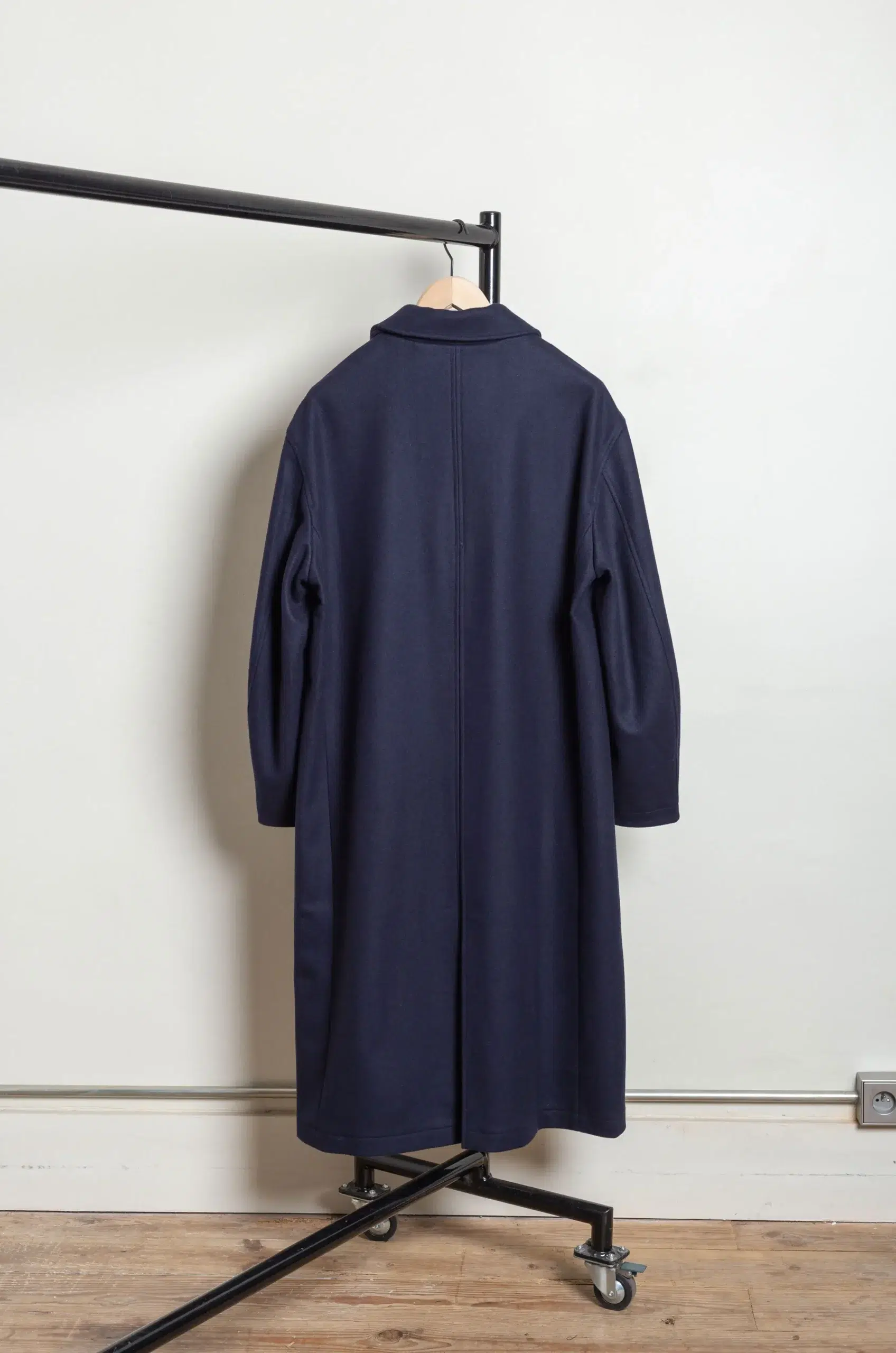 De Dam Foundation - Loden Wool Cashmere Long Coat 26FW-LC-WV-01 - Navy