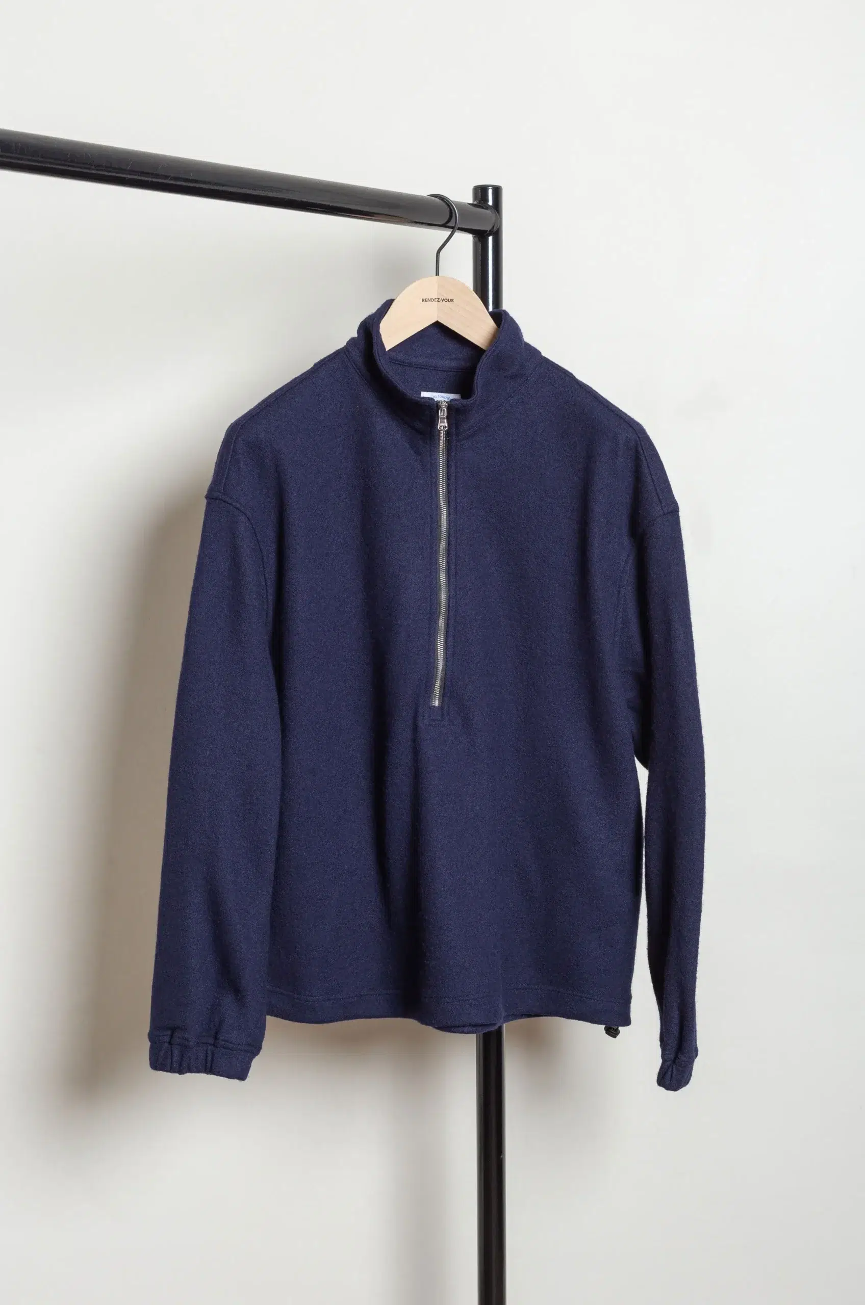 De Dam Foundation - Virgin Wool Fleece 26FW-FL-WV-01 - Navy