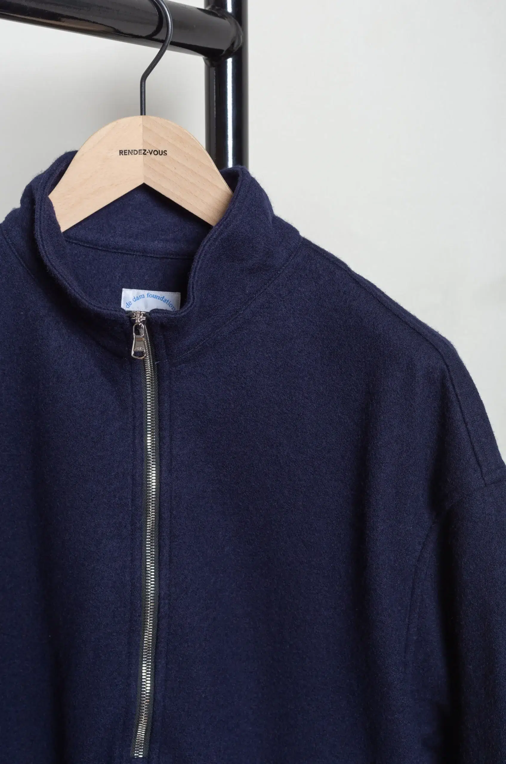 De Dam Foundation - Virgin Wool Fleece 26FW-FL-WV-01 - Navy