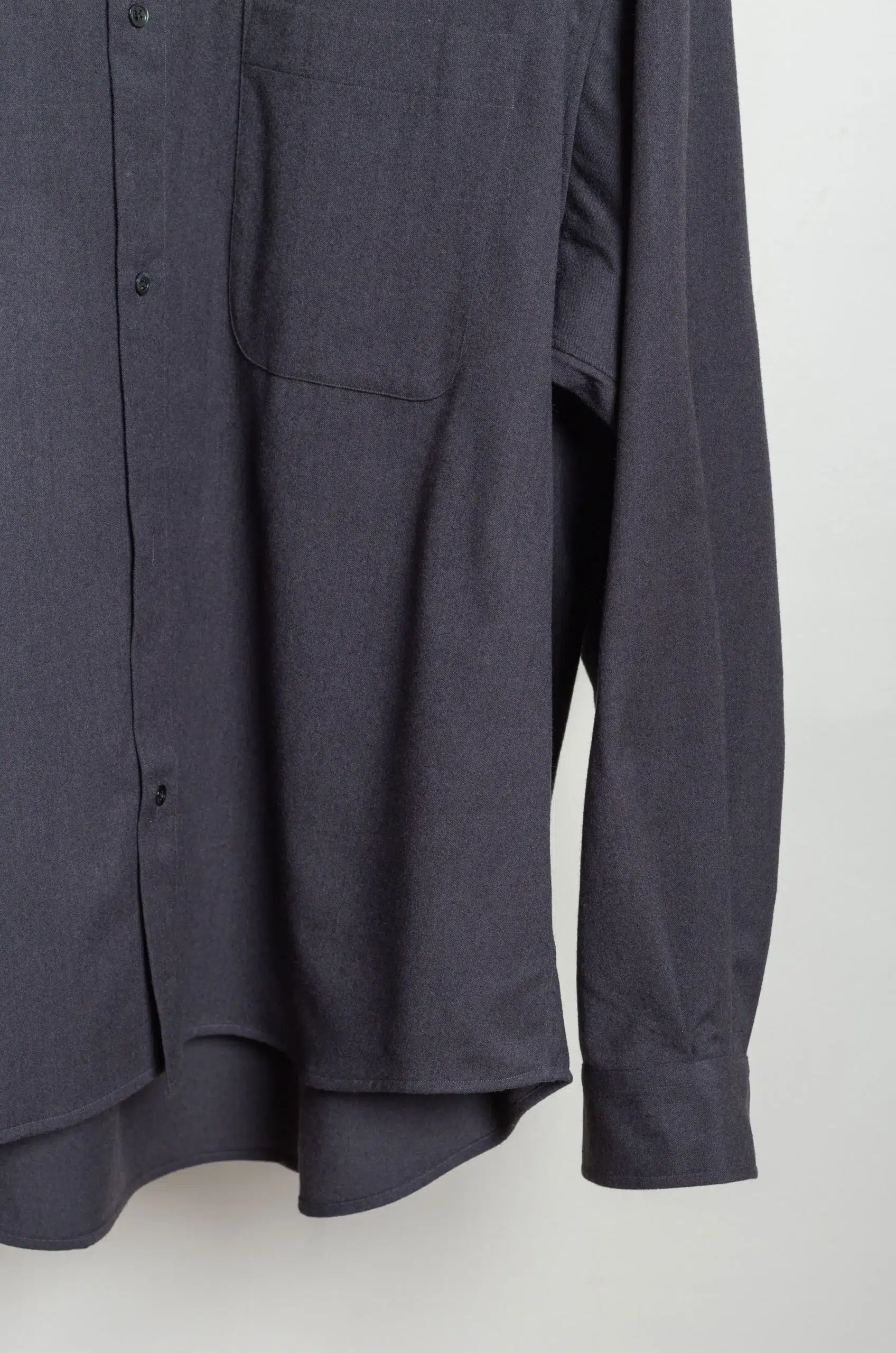De Dam Foundation - Wool Shirt 26FW-LS-W0-01 - Dark Grey