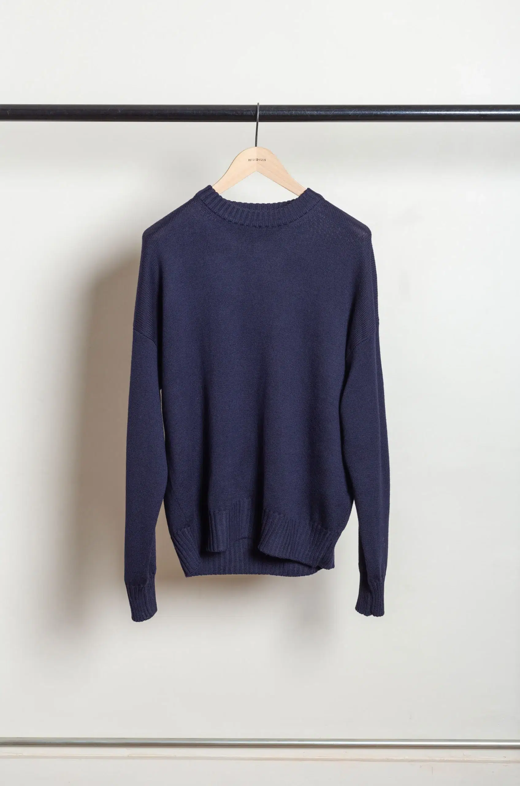 De Dam Foundation - Virgin Wool Crewneck 26FW-CS-WV-01 - Navy