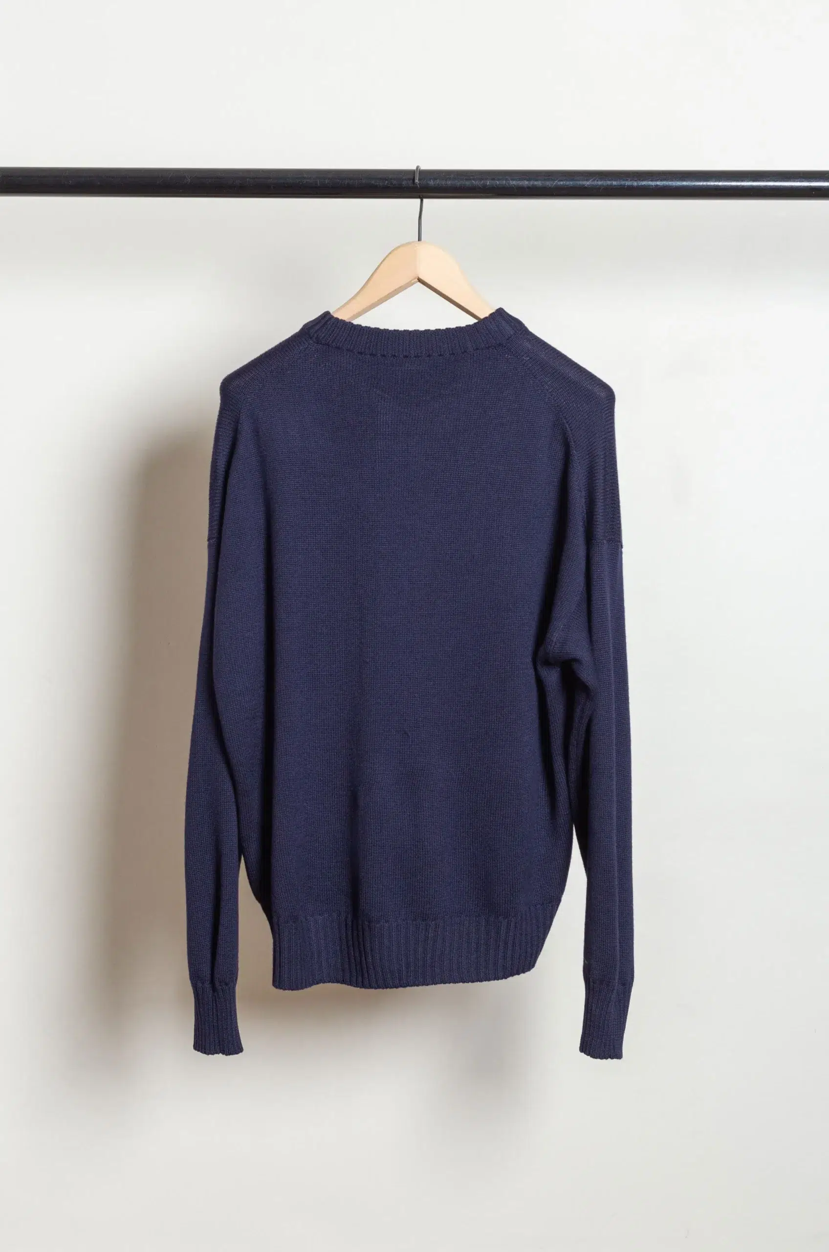 De Dam Foundation - Virgin Wool Crewneck 26FW-CS-WV-01 - Navy