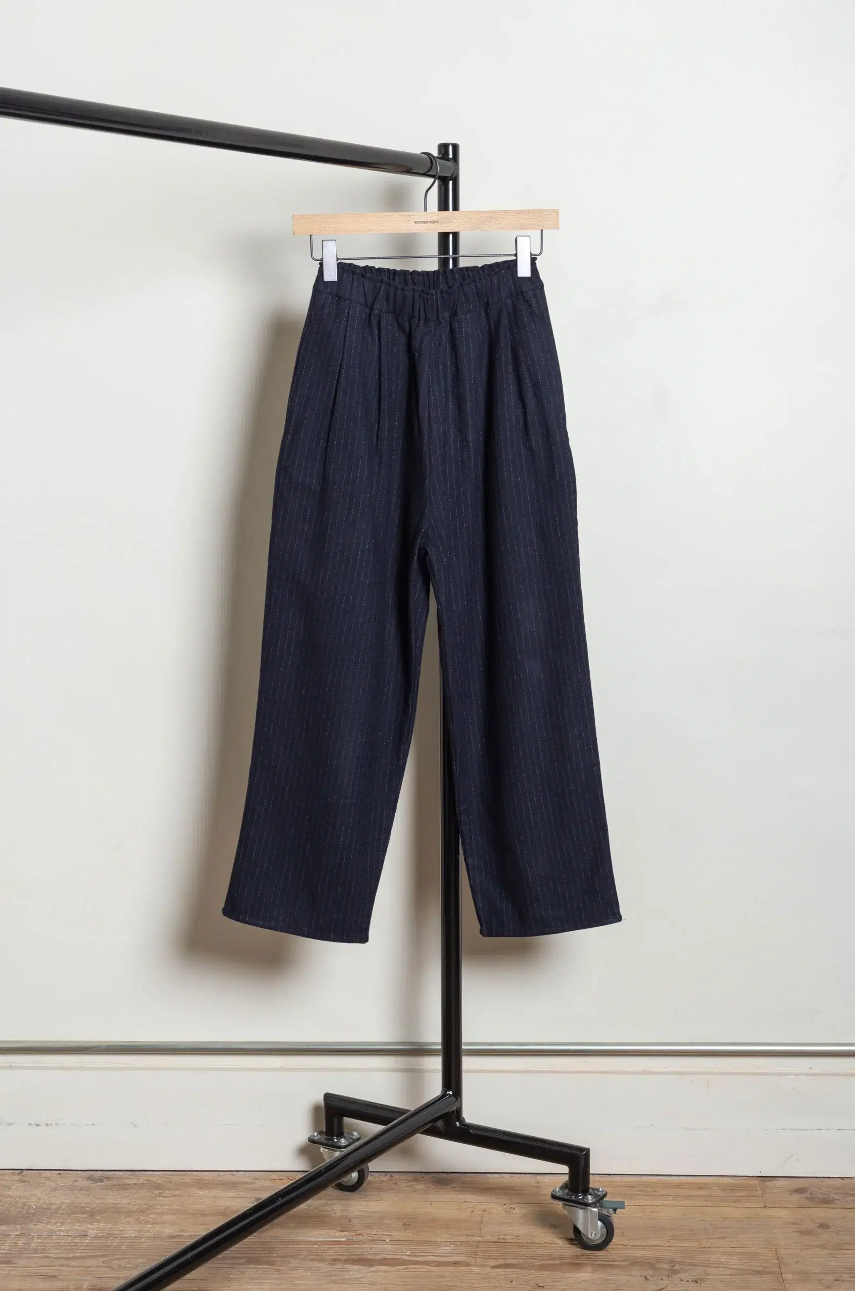 Eleph - Luce Trouser EL.C10.01.02.08 - Black Pinstripe