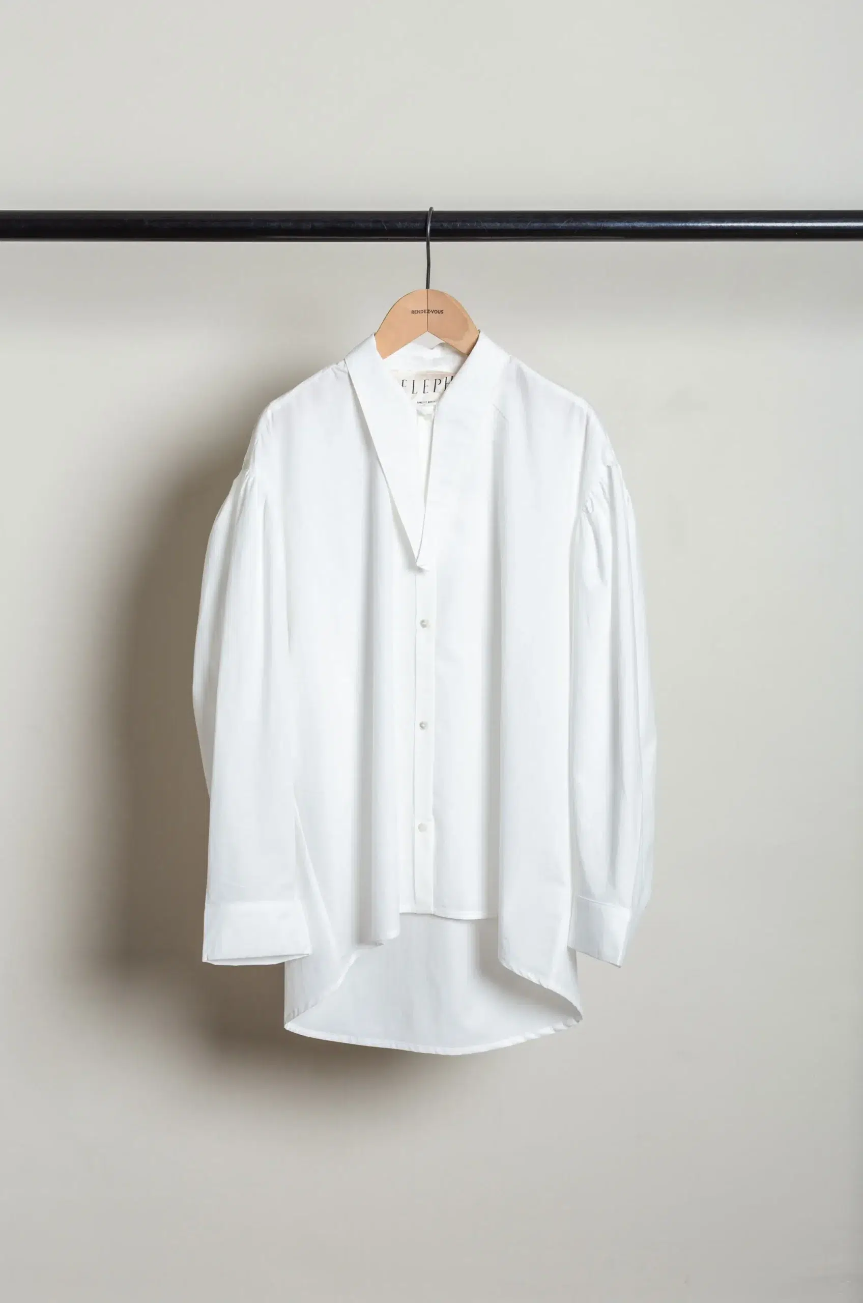 Eleph - Tie Shirt C10.01.01.10 - White
