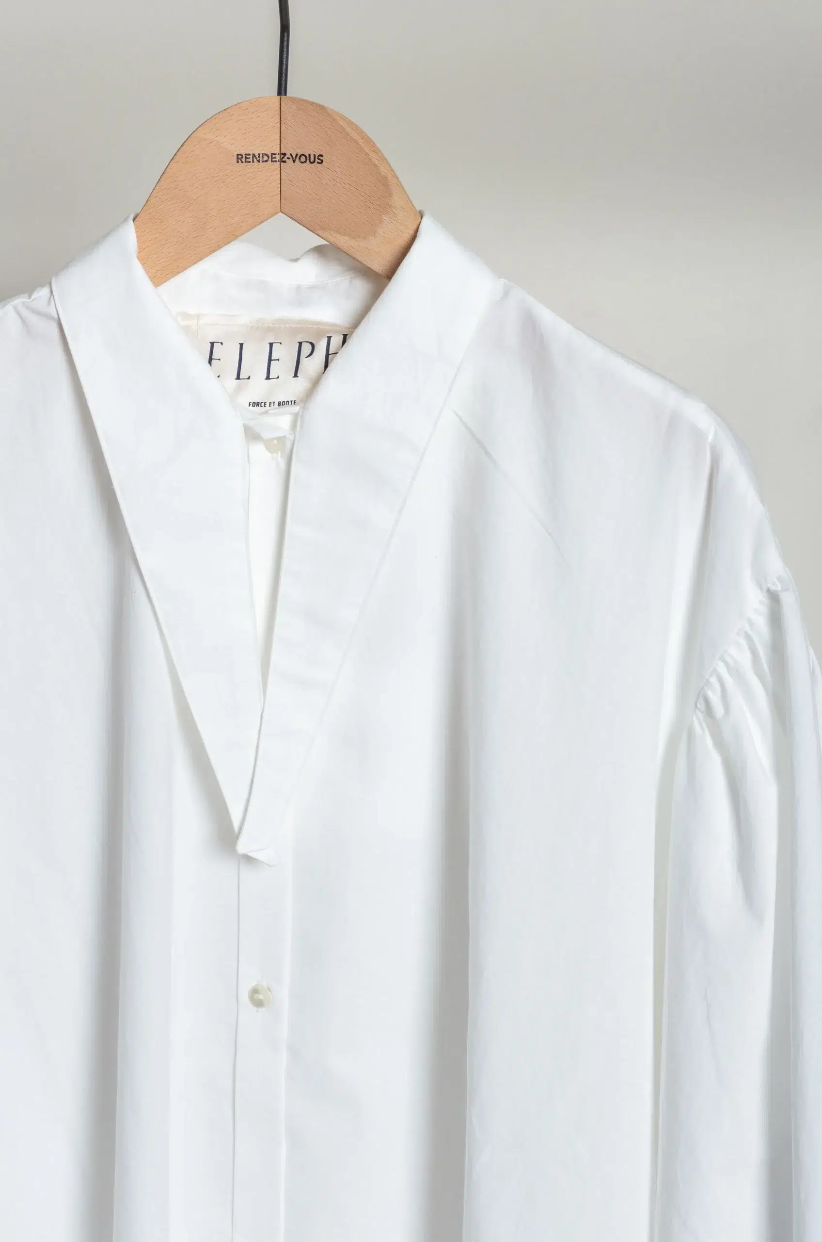 Eleph - Tie Shirt C10.01.01.10 - White