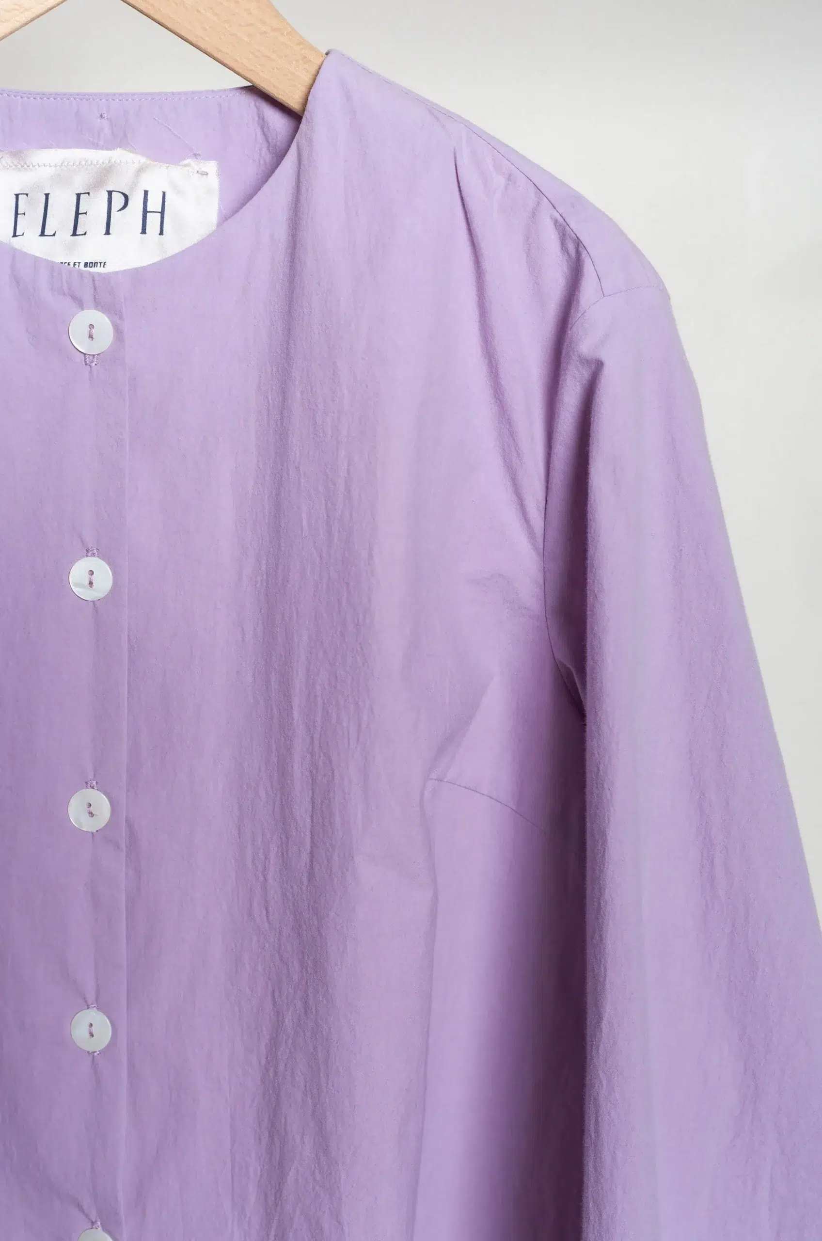 Eleph - Enni Blouse C10.01.01.05 - Purple Cotton