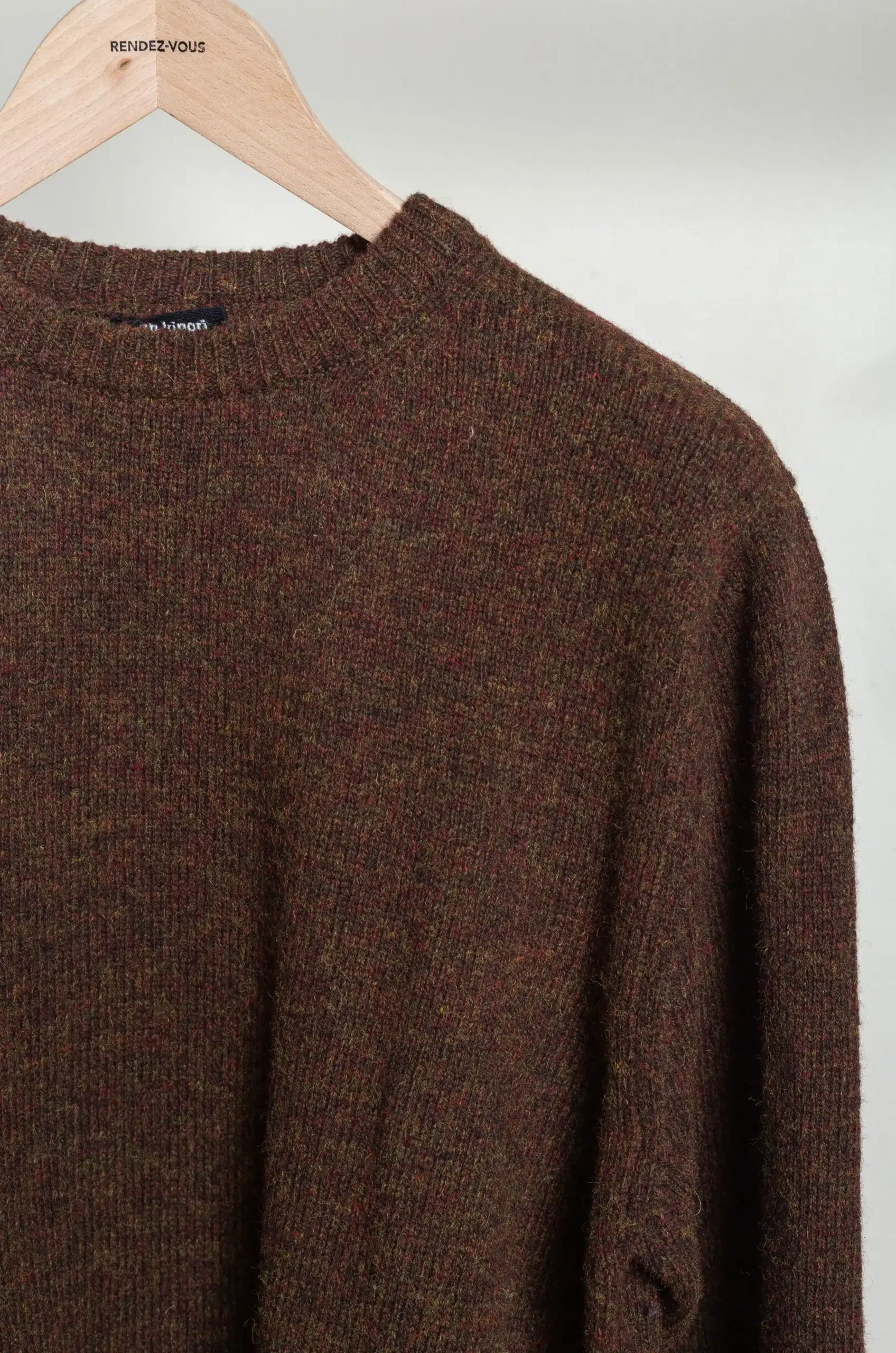 Evan Kinori - Crewneck Sweater - Dark Olive