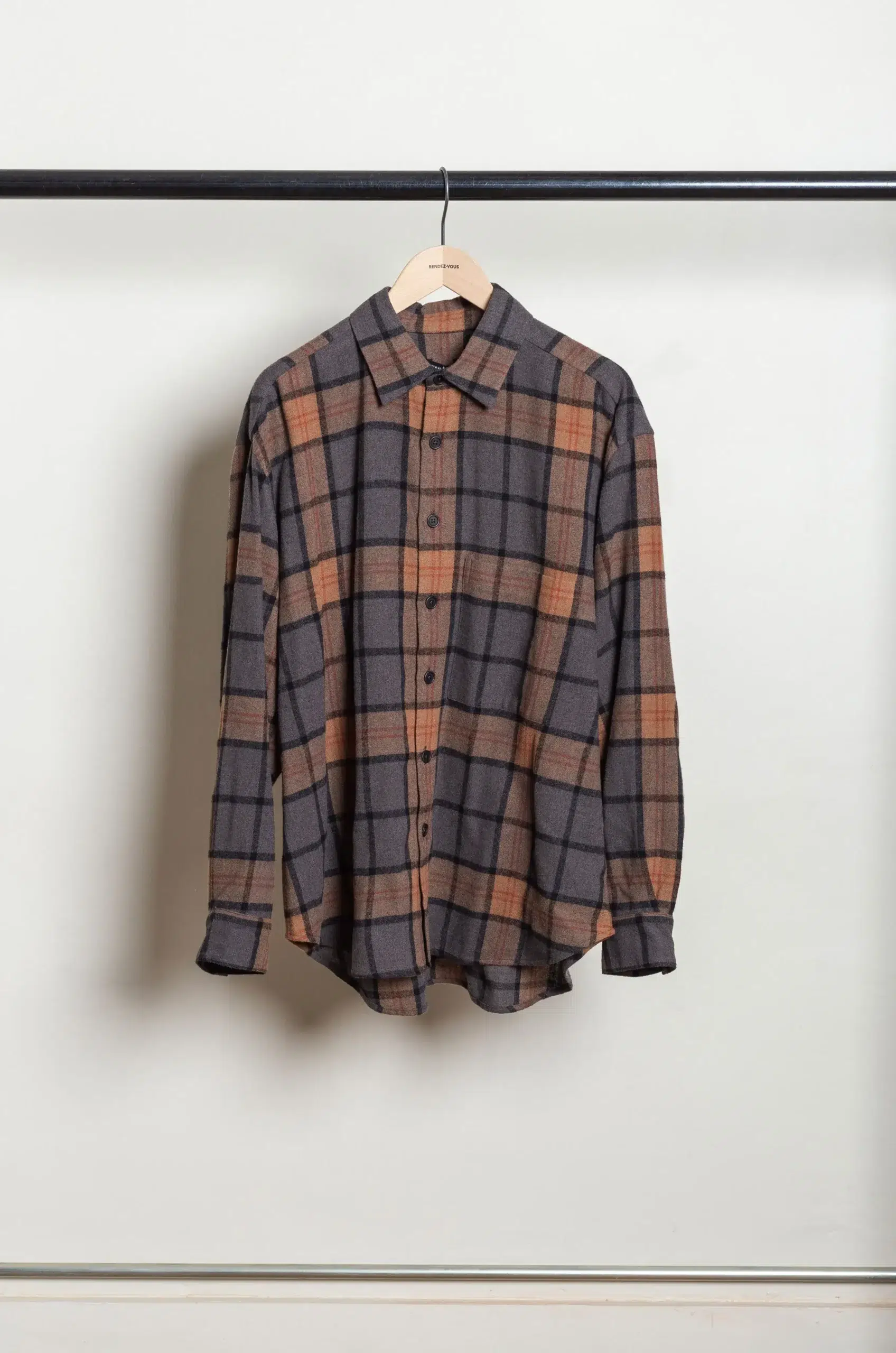 Evan Kinori - Big Shirt Two - Black/Grey/Beige