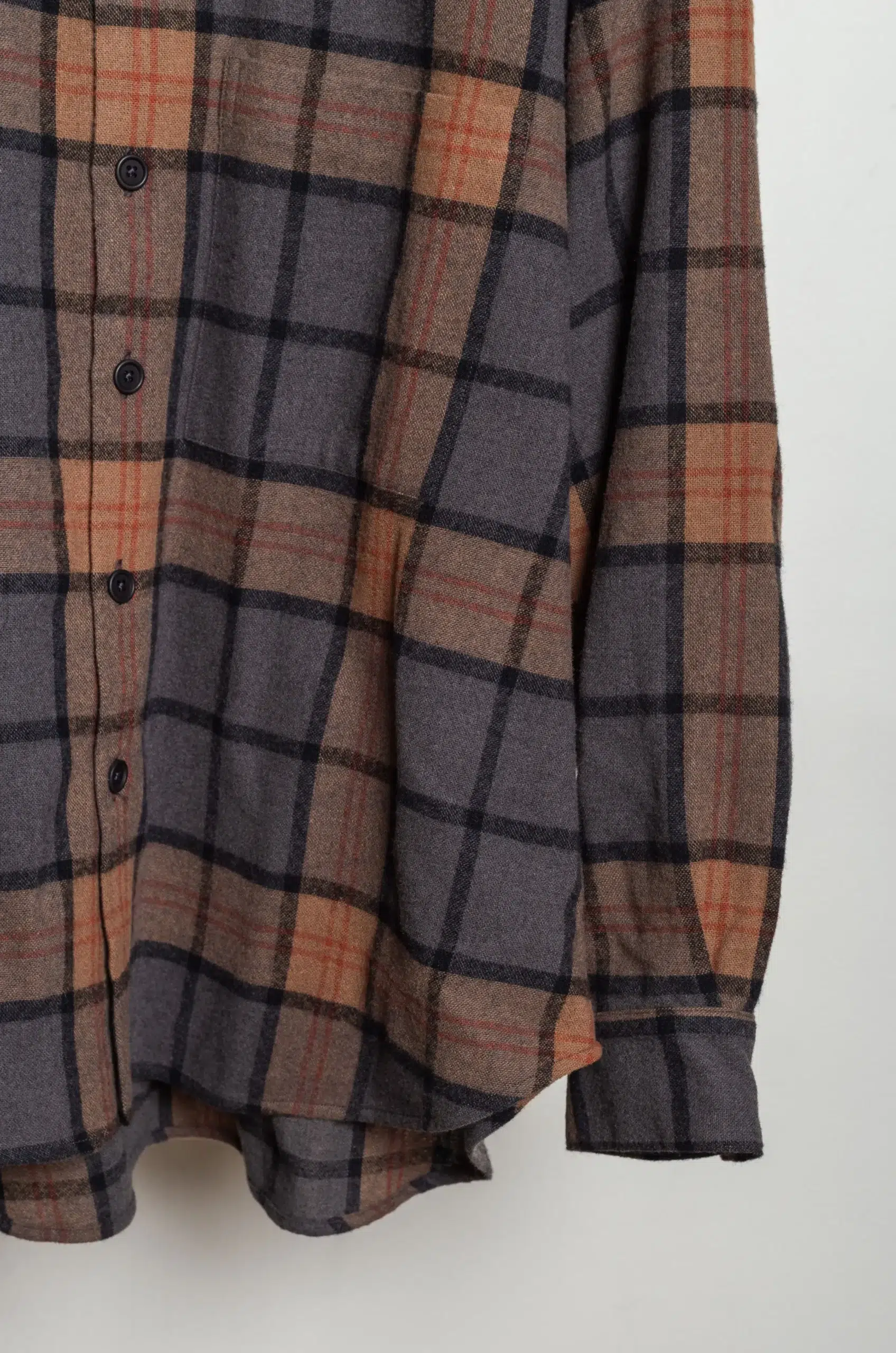 Evan Kinori - Big Shirt Two - Black/Grey/Beige