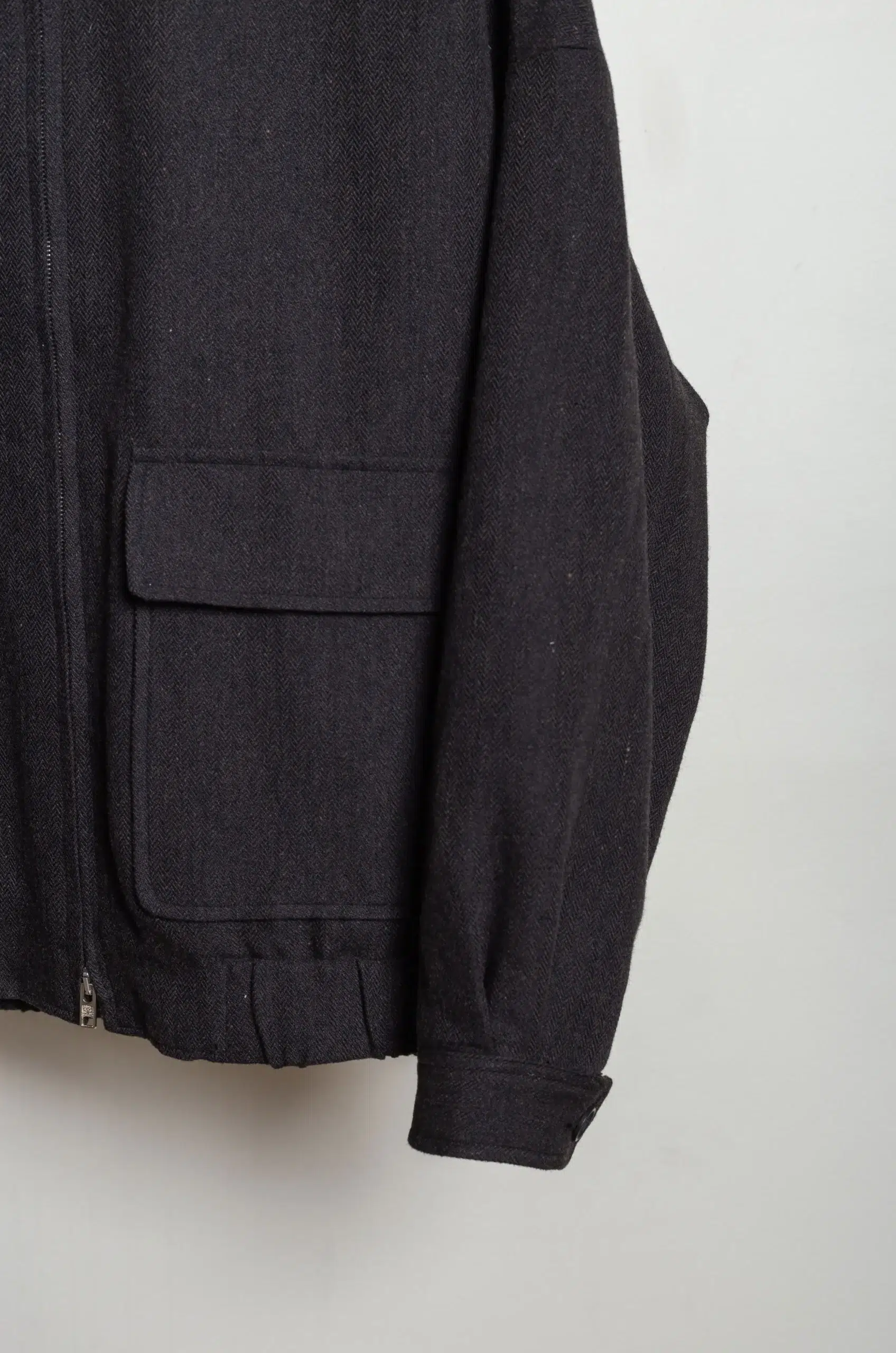 Evan Kinori - Zip Jacket Two - Black/Brown