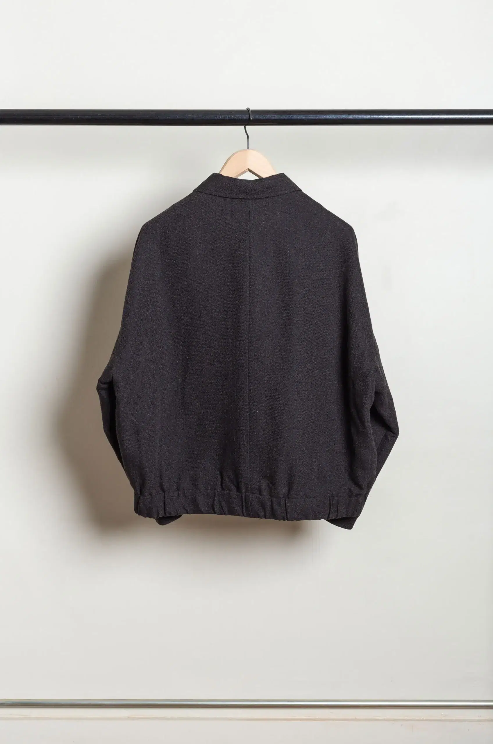 Evan Kinori - Zip Jacket Two - Black/Brown