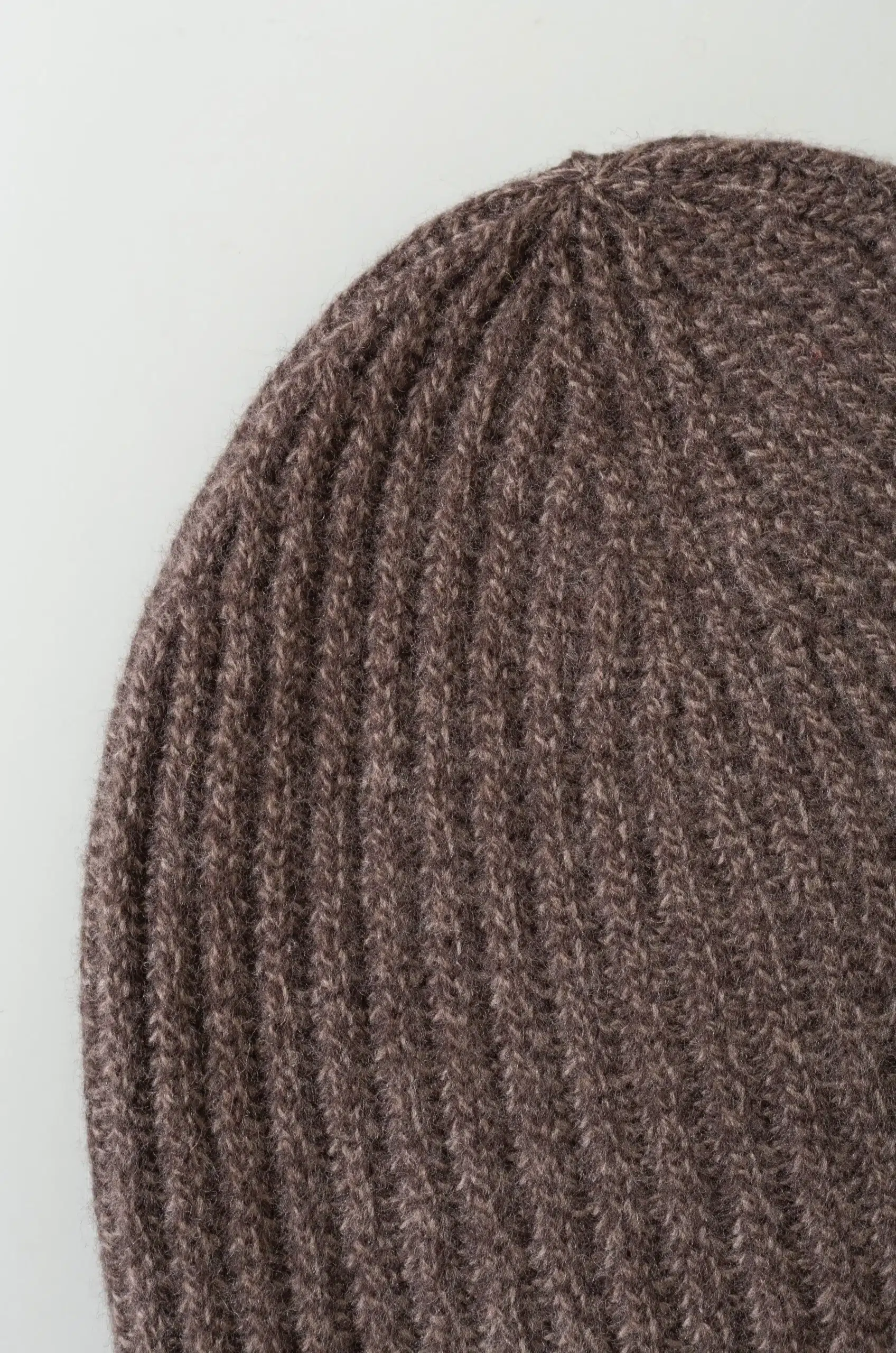 Evan Kinori - Knit Hat - Brown/Beige