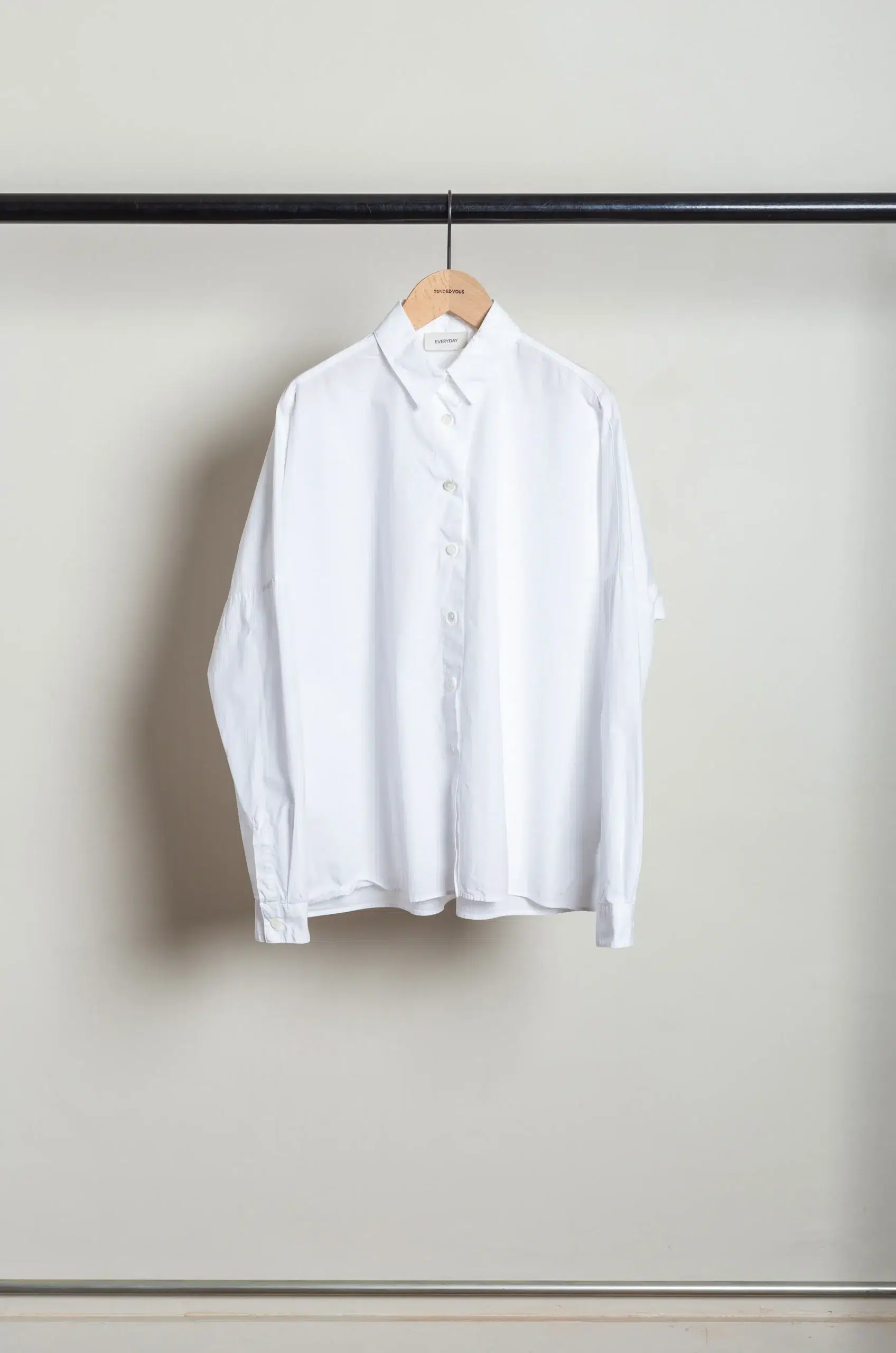 Everyday Shirts - GIOIA 77DT1020 - BIANCO UNITO TINTO CAPO / GAR.DYED WHITE PLAIN