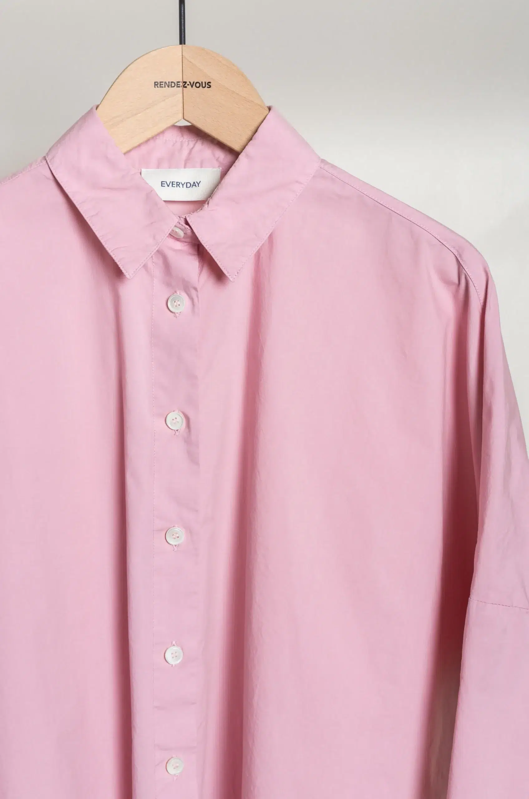 Everyday Shirts - GIOIA 77DT1427 - ROSA UNITO TINTO CAPO / GAR.DYED PINK PLAIN