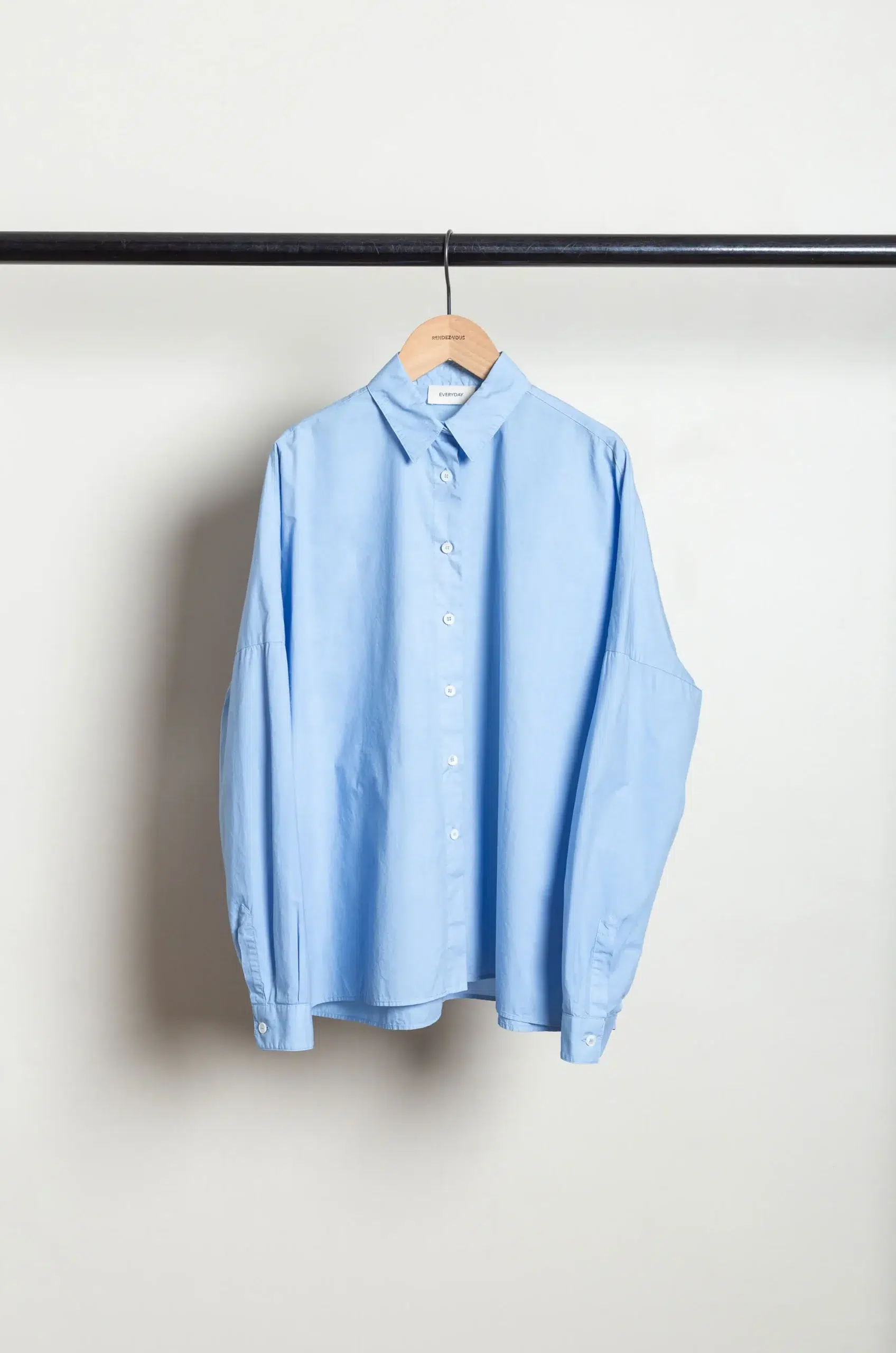 Everyday Shirts - GIOIA 77DT1622 - CELESTE UNITO TINTO CAPO / GAR.DYED L.BLUE PLAIN