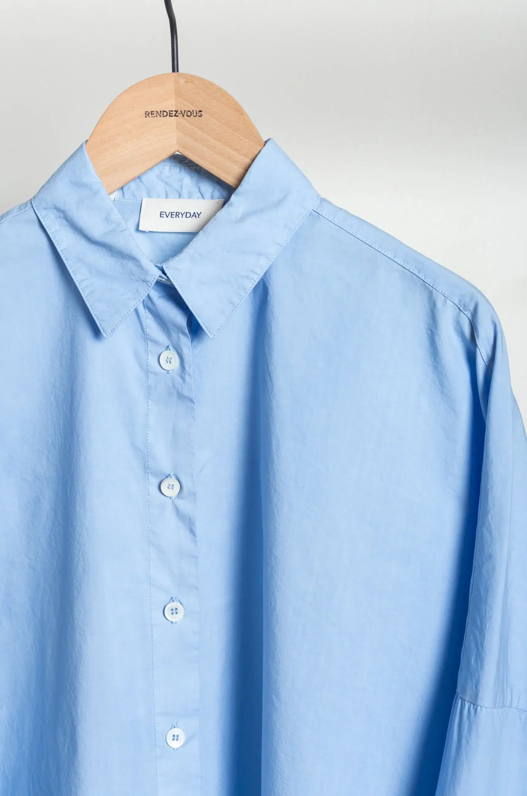 Everyday Shirts - GIOIA 77DT1622 - CELESTE UNITO TINTO CAPO / GAR.DYED L.BLUE PLAIN