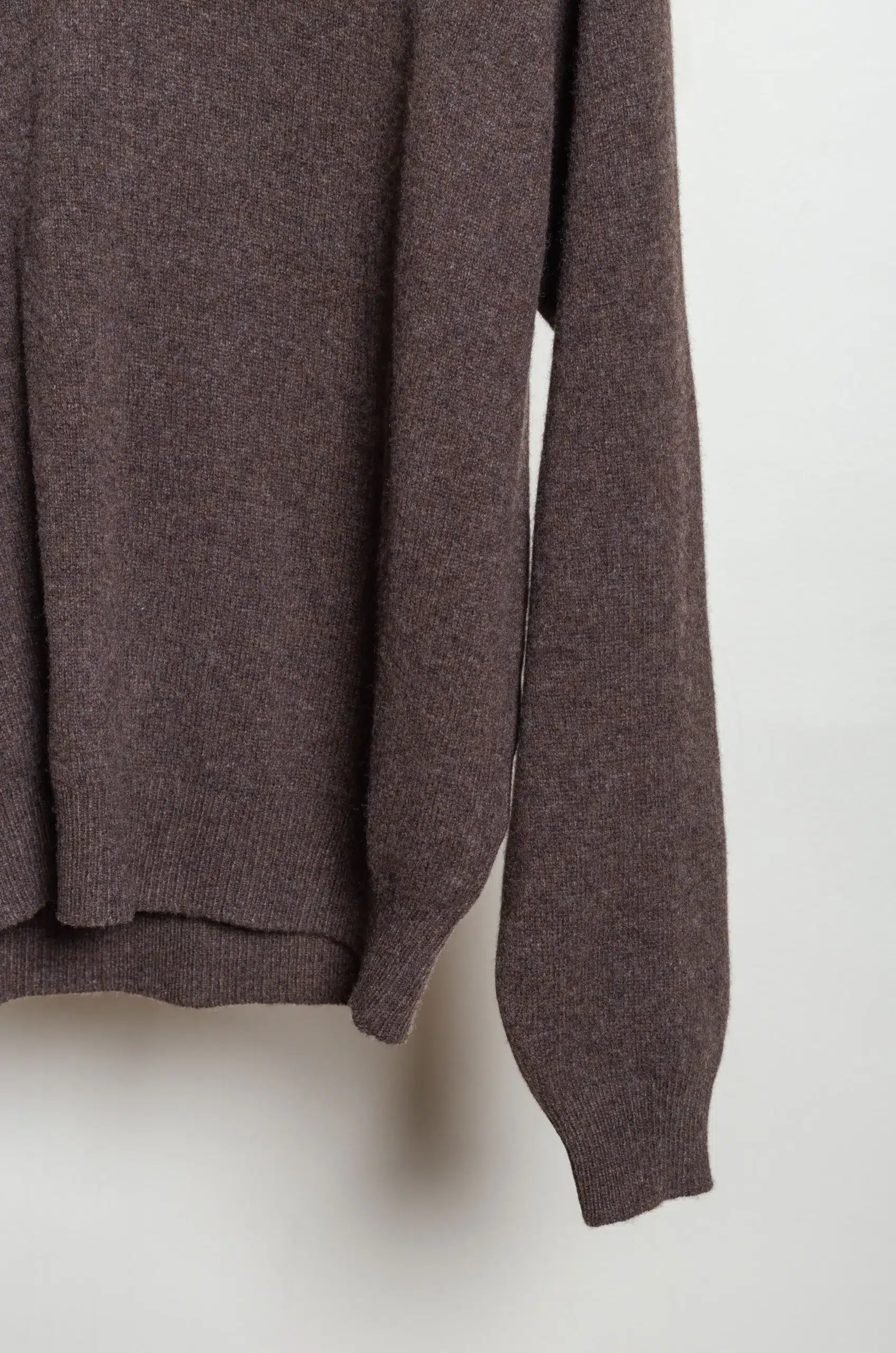 Kaptain Sunshine - KS26FKN09 Lambswool V-neck Pullover - BROWN