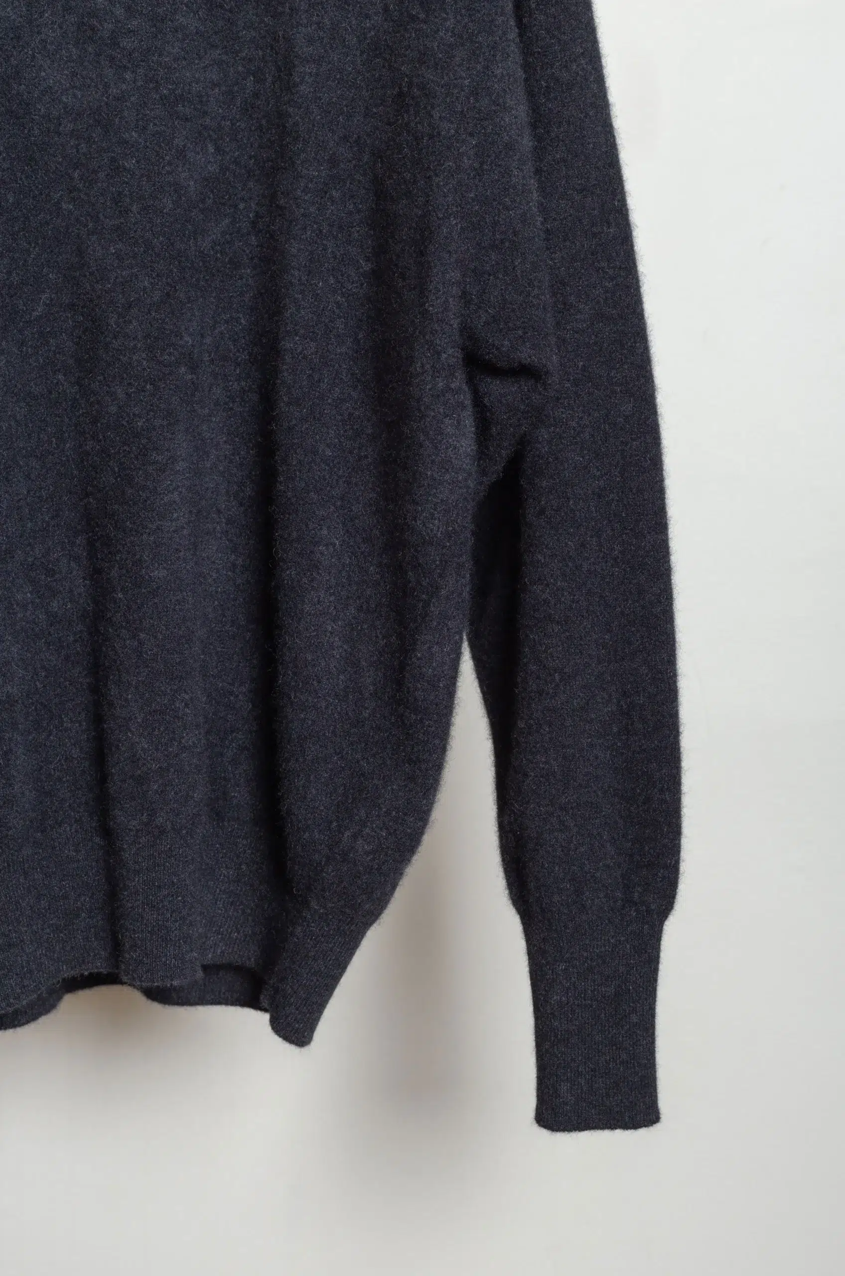 Kaptain Sunshine - KS26FKN07 Cashmere Knit Crew Pullover - TOP CHARCOAL