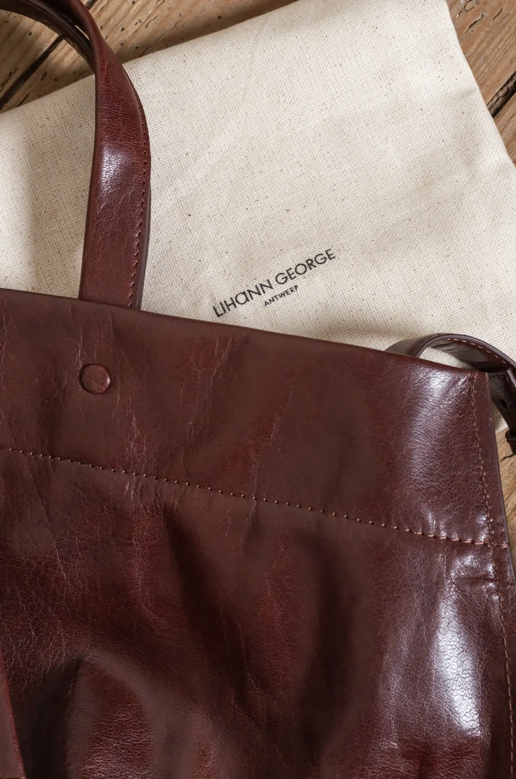 LIHANN GEORGE - ELLI CRUSHED GRAIN - OXIDIZED BROWN