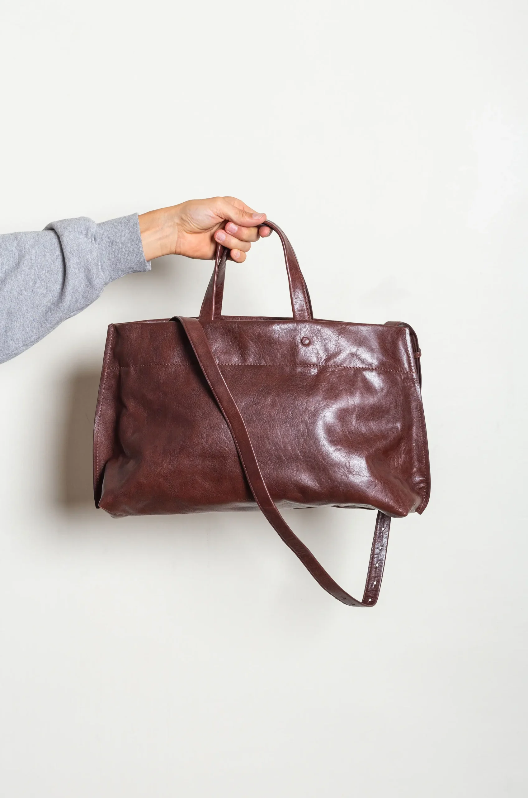 LIHANN GEORGE - ELLI CRUSHED GRAIN - OXIDIZED BROWN