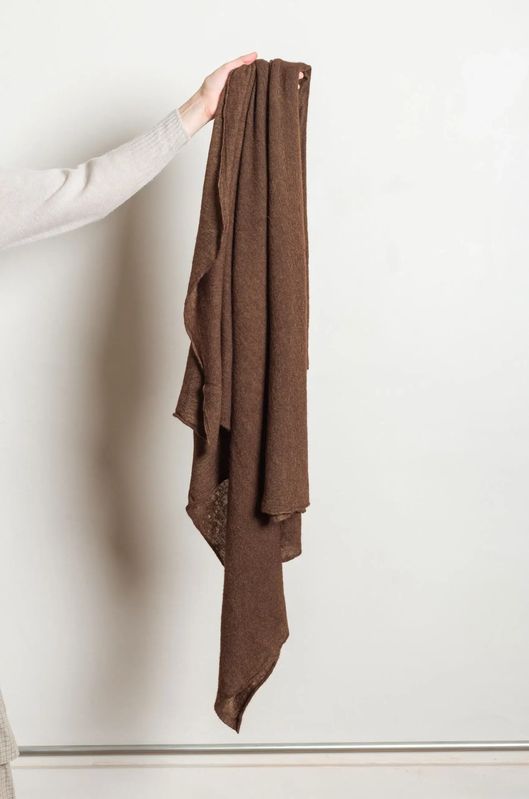 Pin 1876 - PLAIN STOLE FELTED 5500/121 - 0224 Chestnut