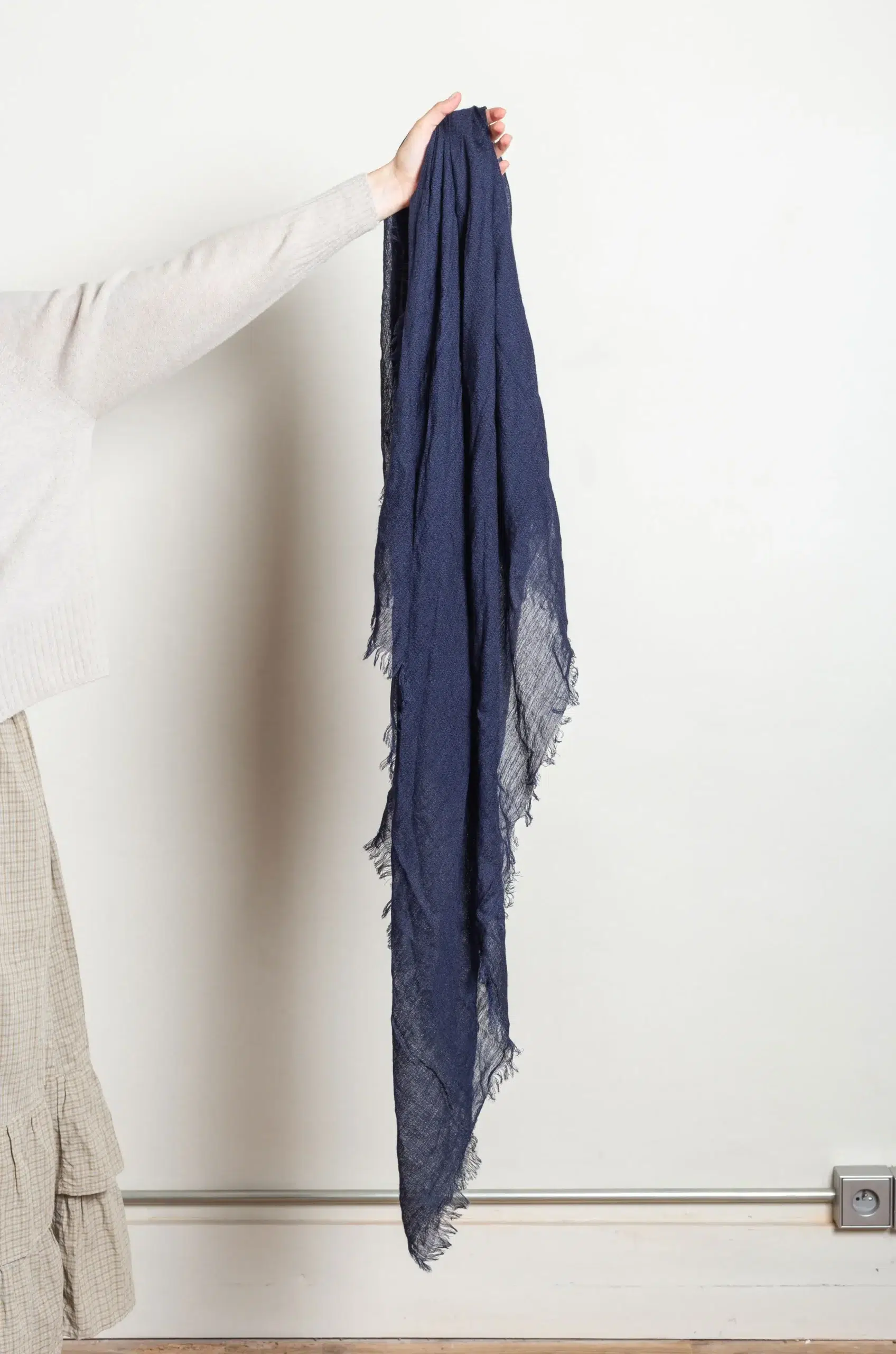 Pin 1876 - PLAIN SHAWL 5928/508 - 0003 Navy