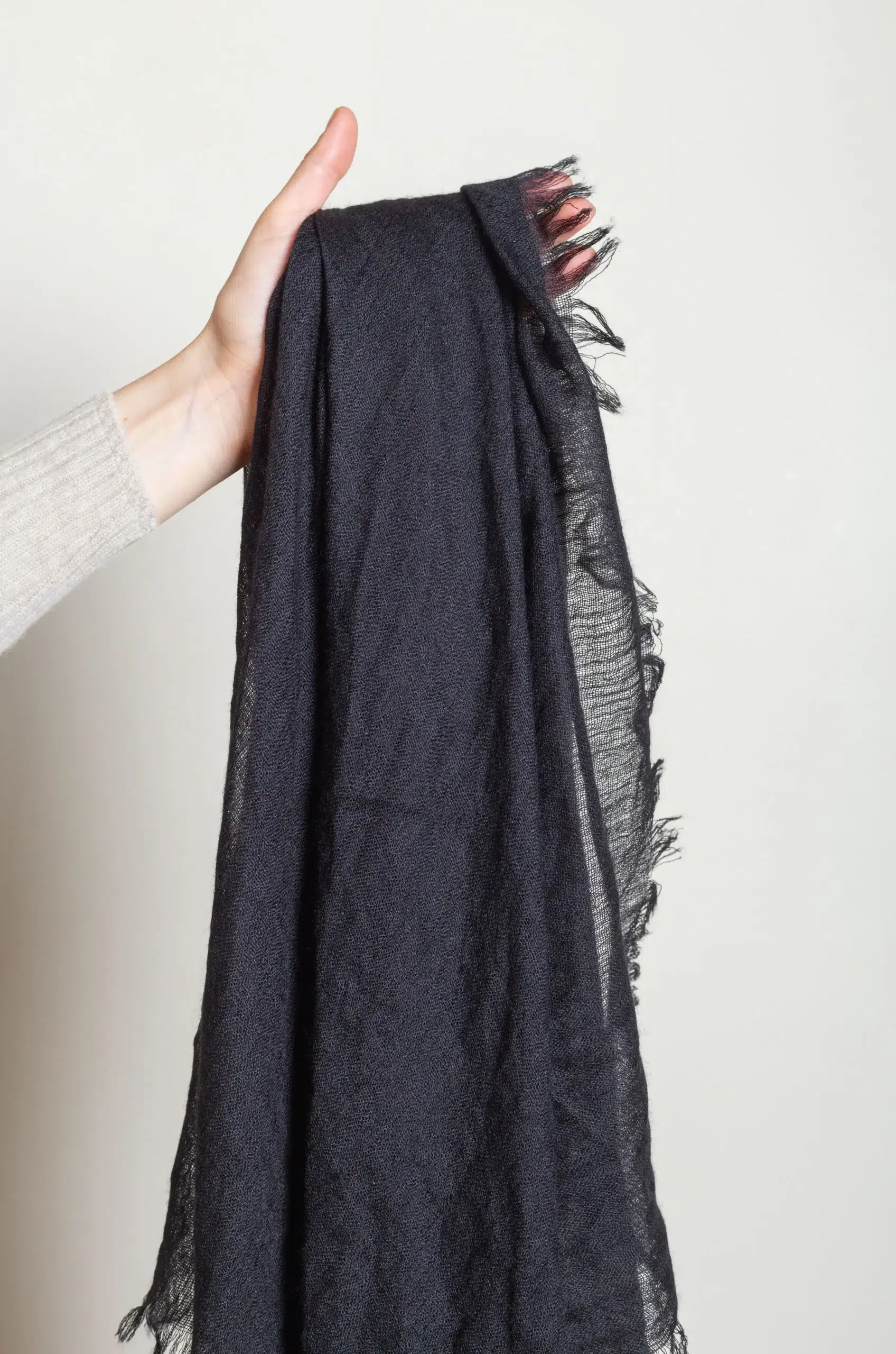 Pin 1876 - PLAIN SHAWL 5928/508 - 0002 Black