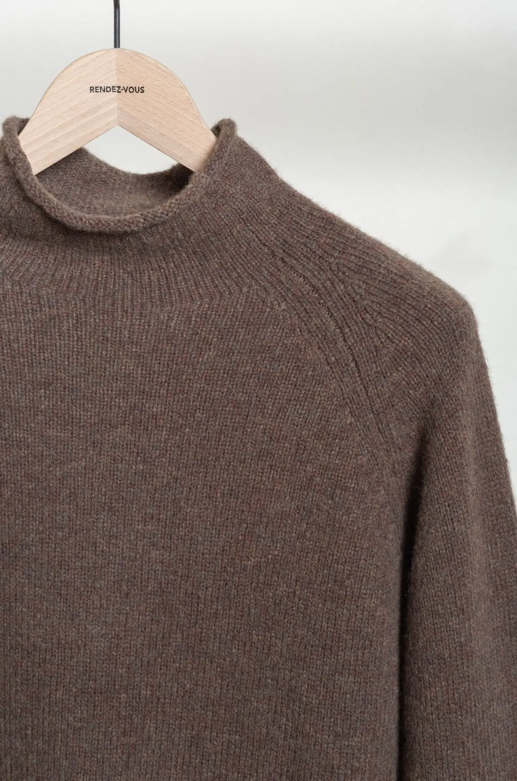 Roberto Collina - Knit LS Mockneck Sweater - Verde Militaire