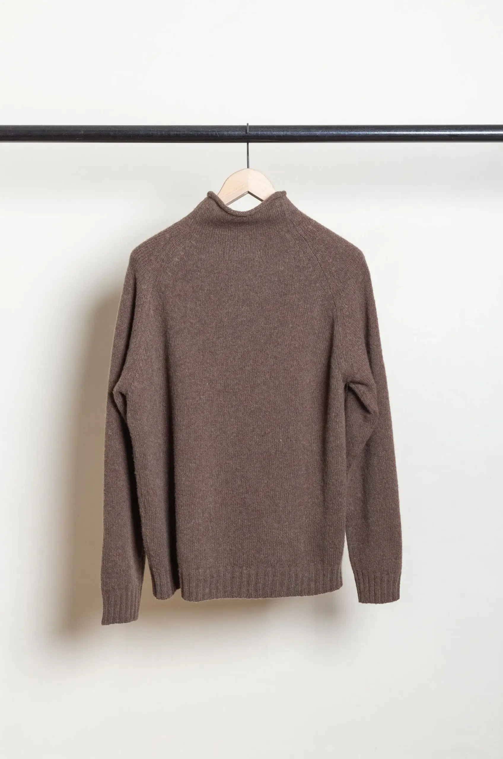 Roberto Collina - Knit LS Mockneck Sweater - Verde Militaire