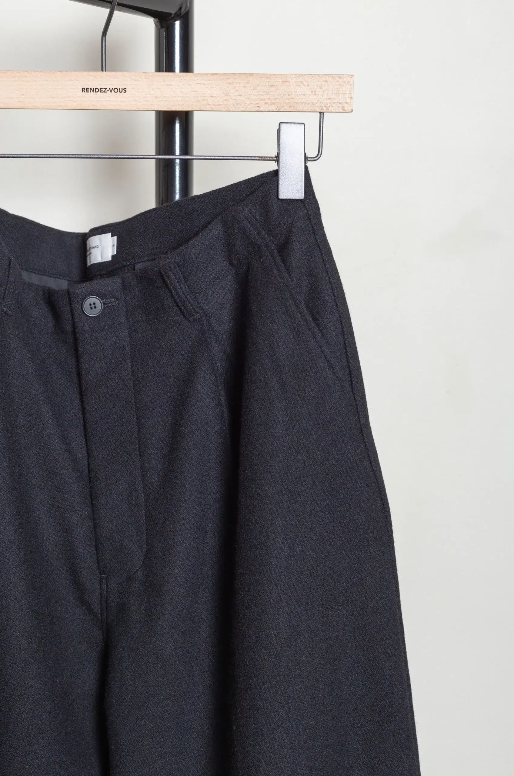 Still By Hand - W/N wide pants PT08263OS - Black