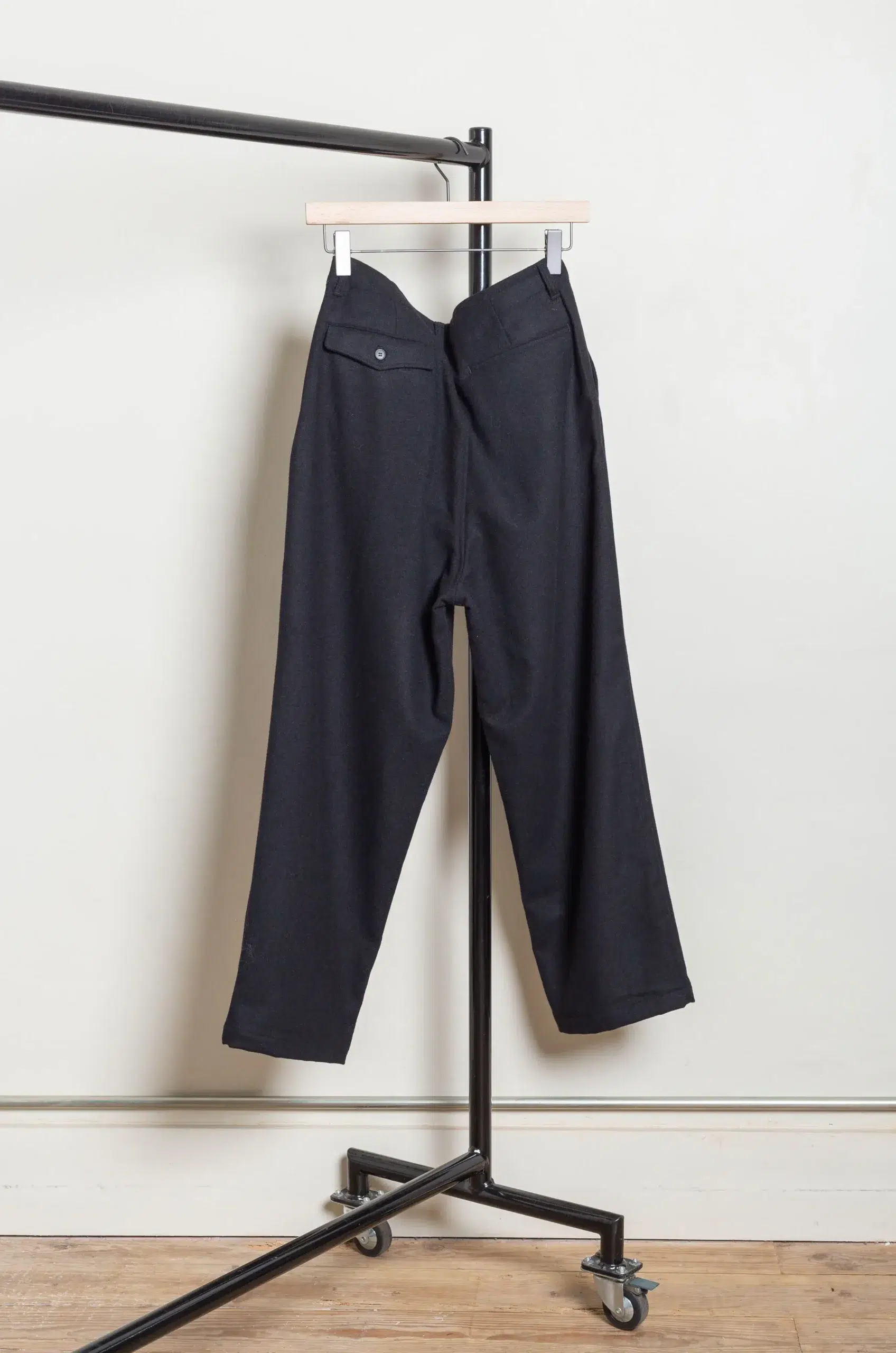 Still By Hand - W/N wide pants PT08263OS - Black