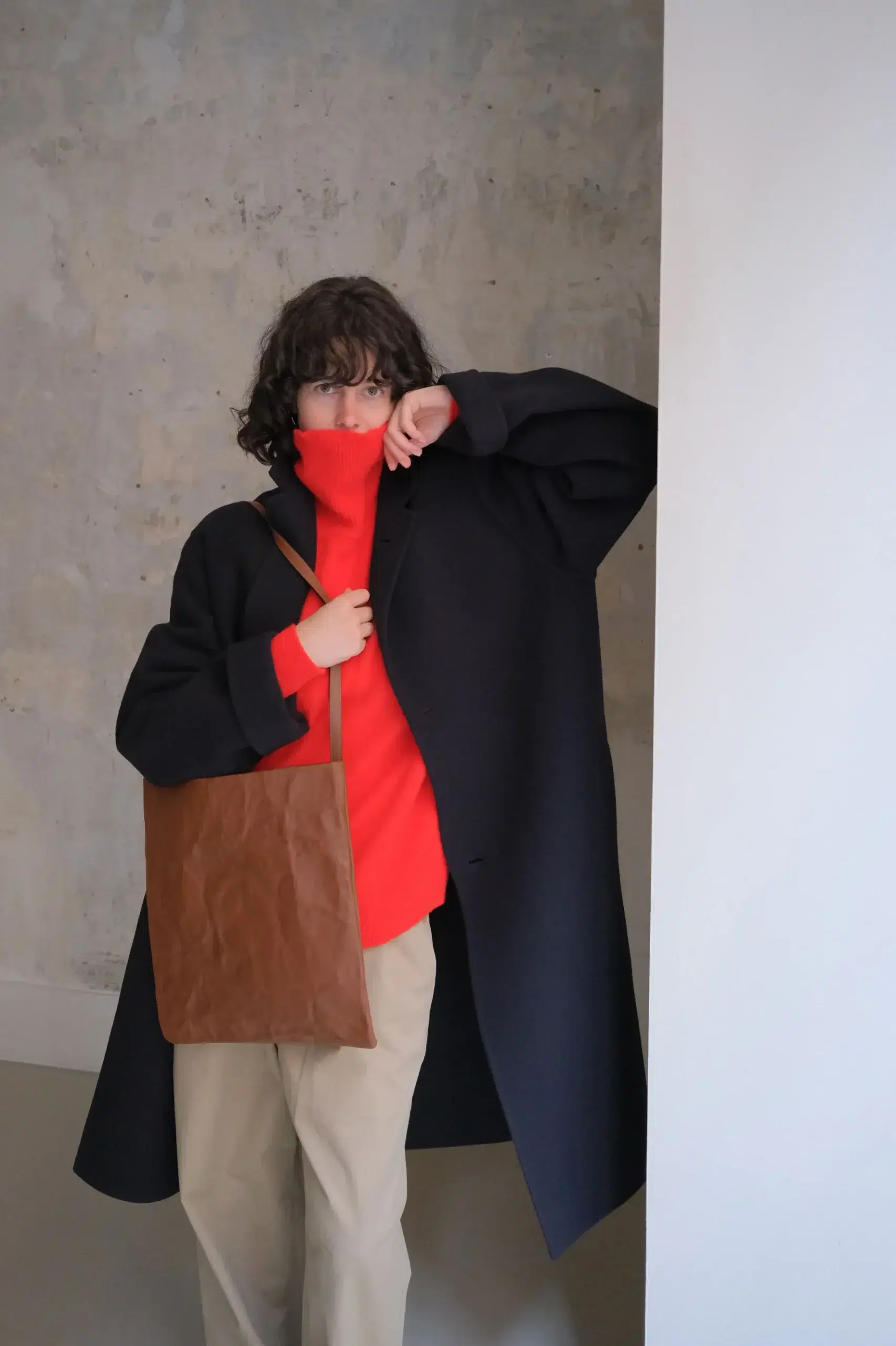 Zilla - NAPPA LEATHER SQUARE BAG 314 NAP - CACAO