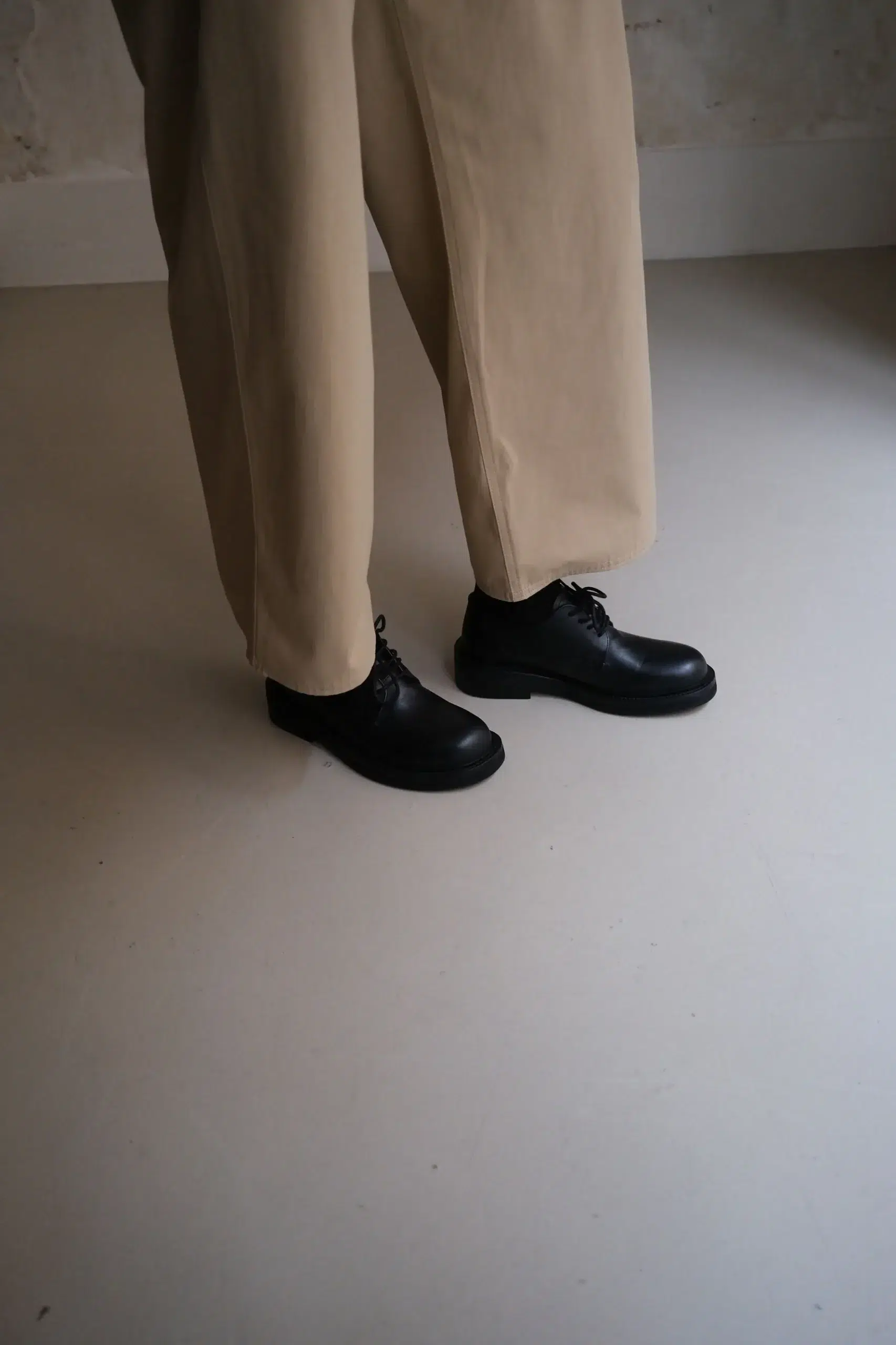 PARACIA - Mid-Heel Derby - BLACK